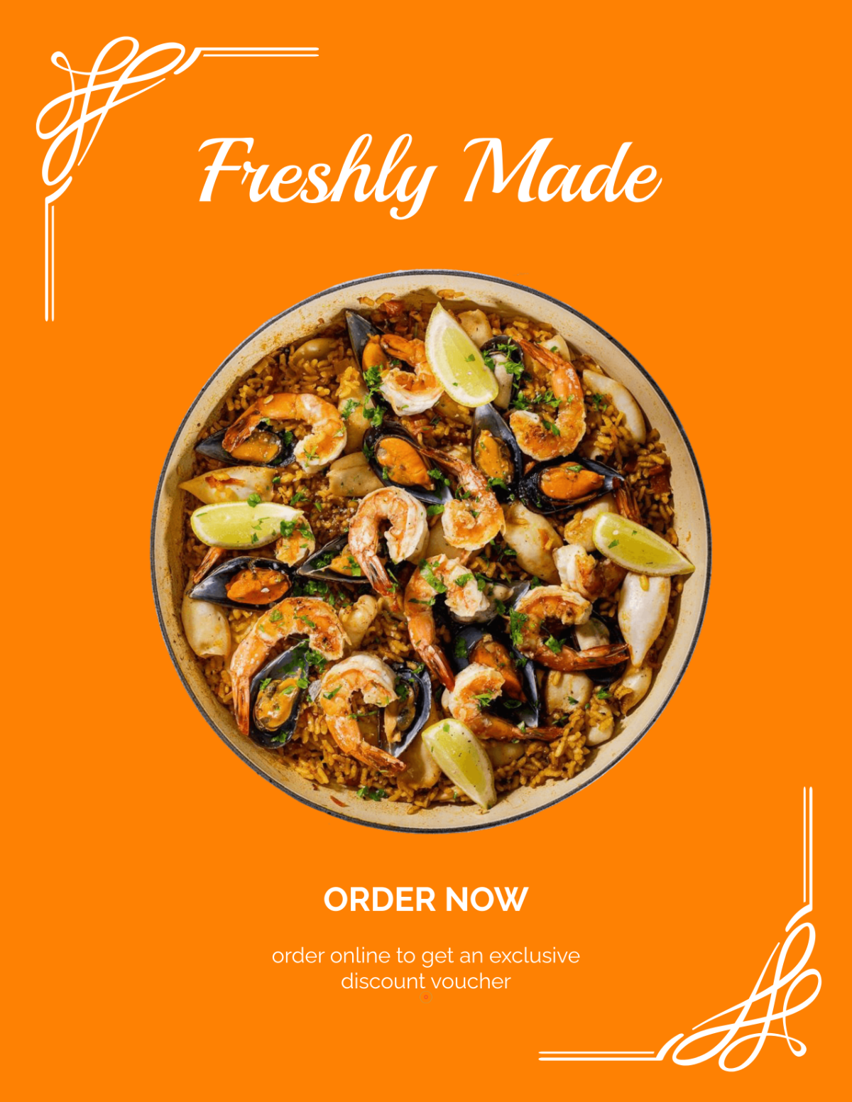 Free Lunch Food Photo Template to Edit Online