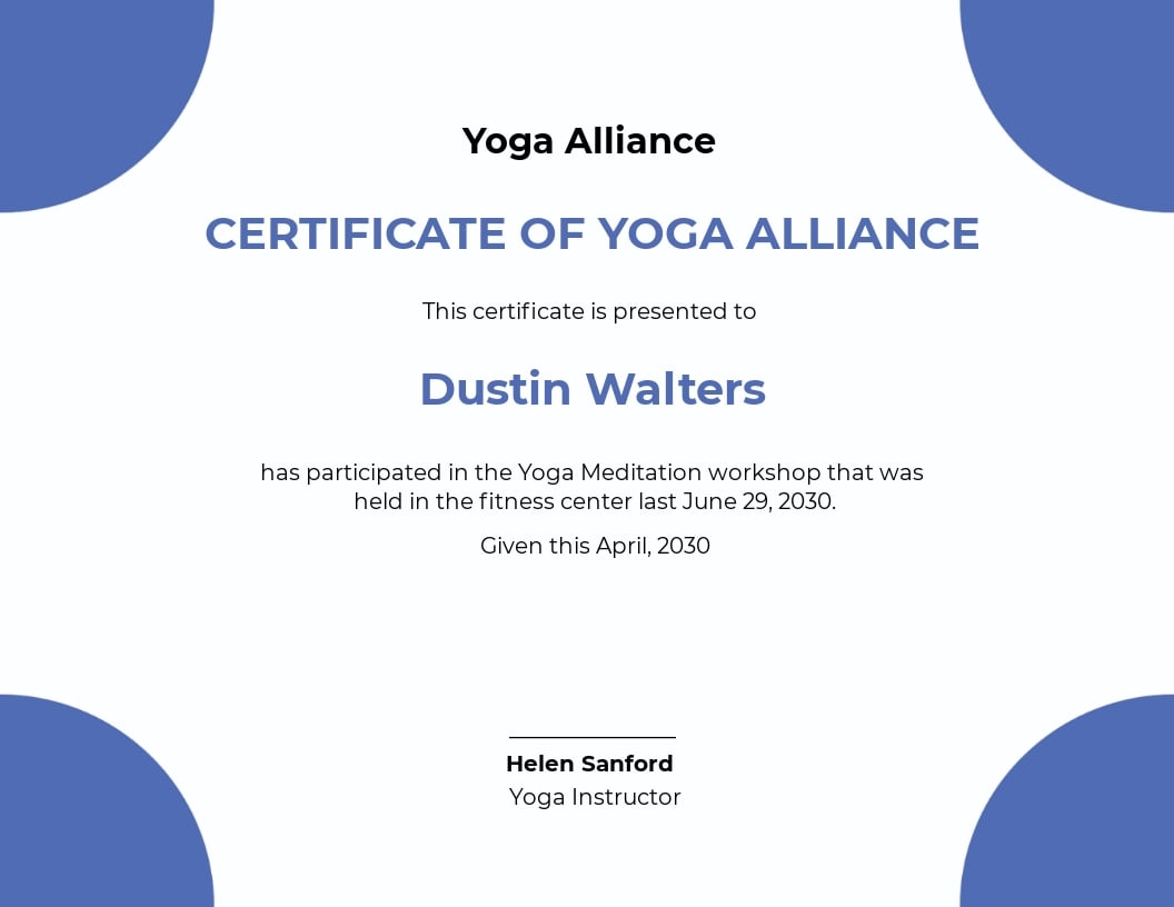 Yoga Alliance Certification  International Society of Precision