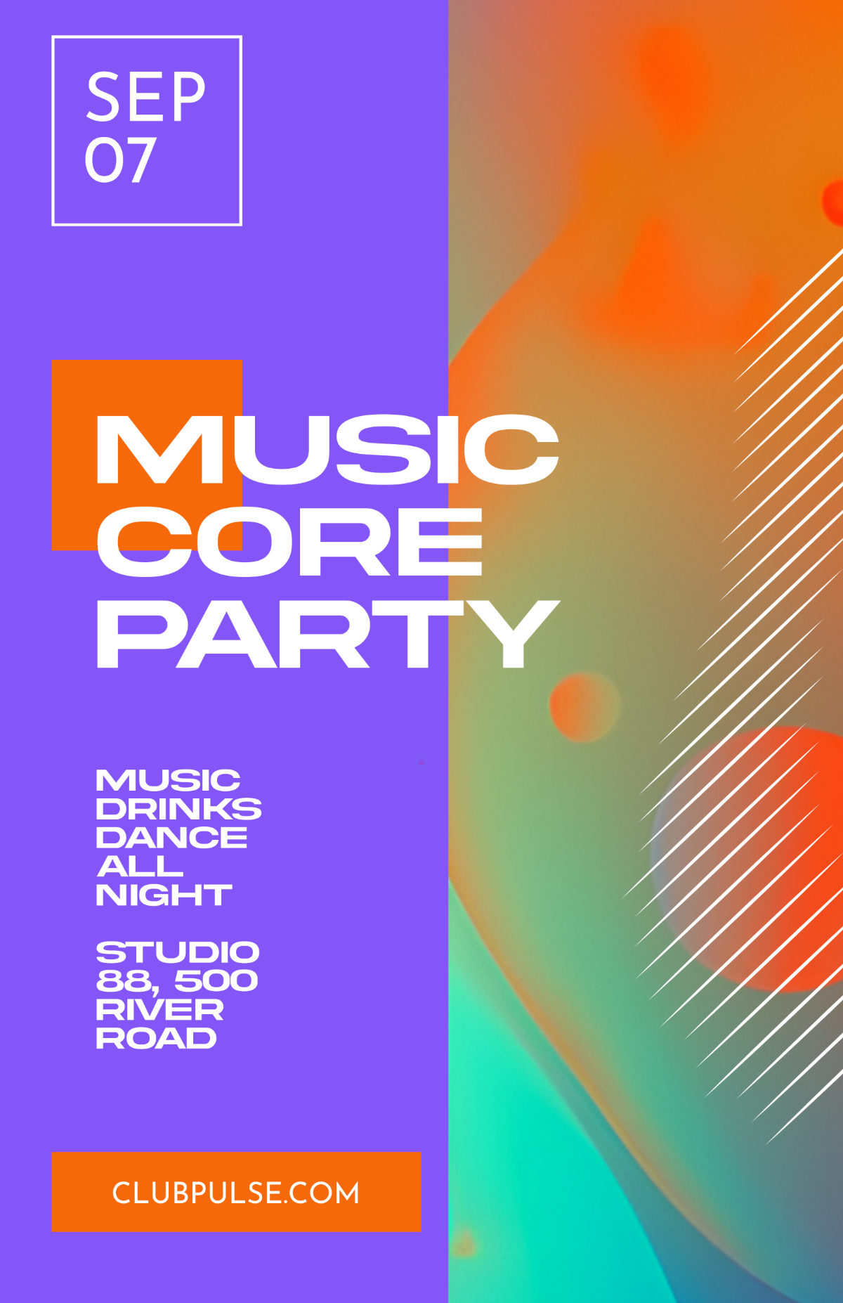 Free Party Poster Template to Edit Online