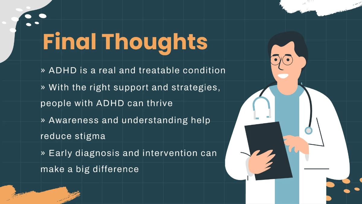 Free ADHD Presentation Template to Edit Online