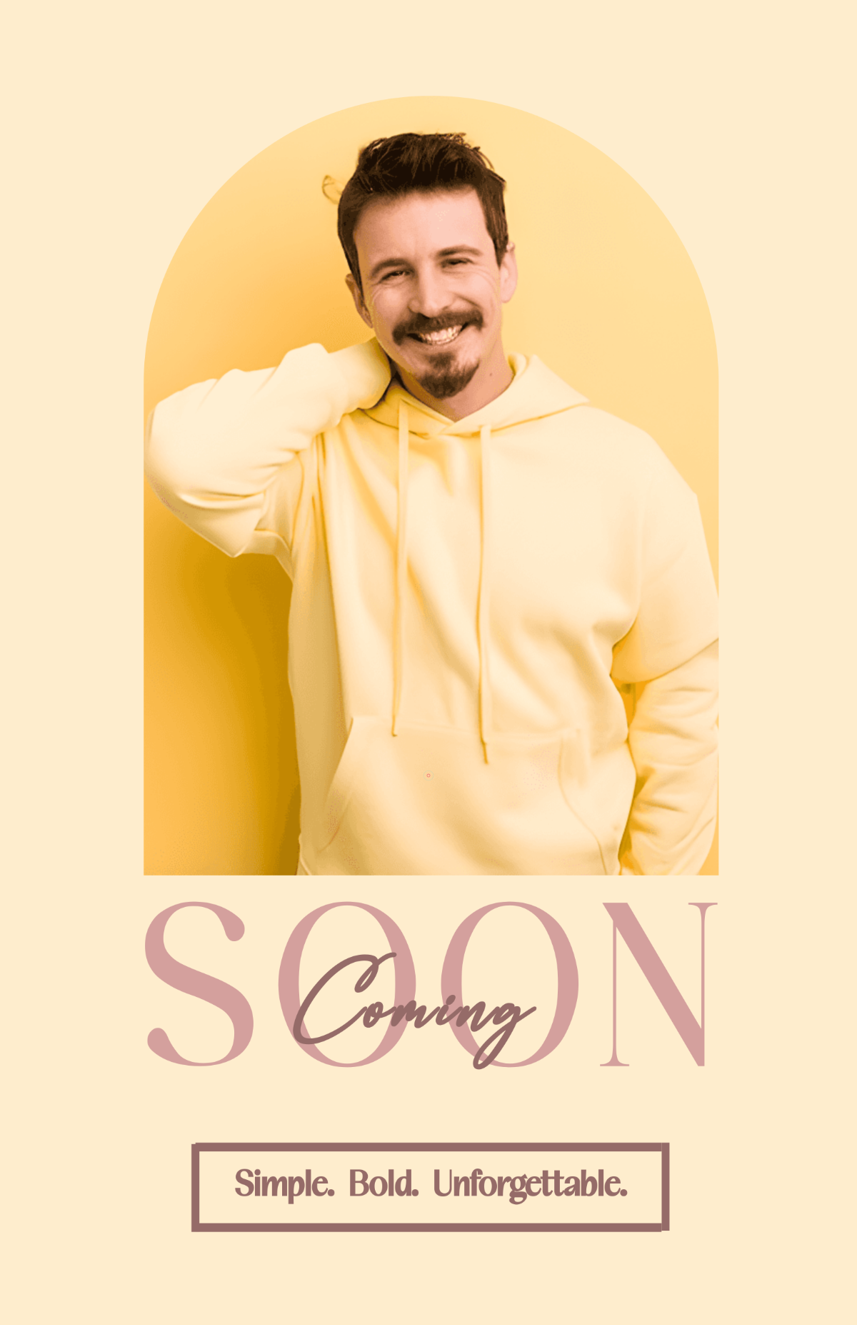 Free Minimalist Coming Soon Poster Design Template