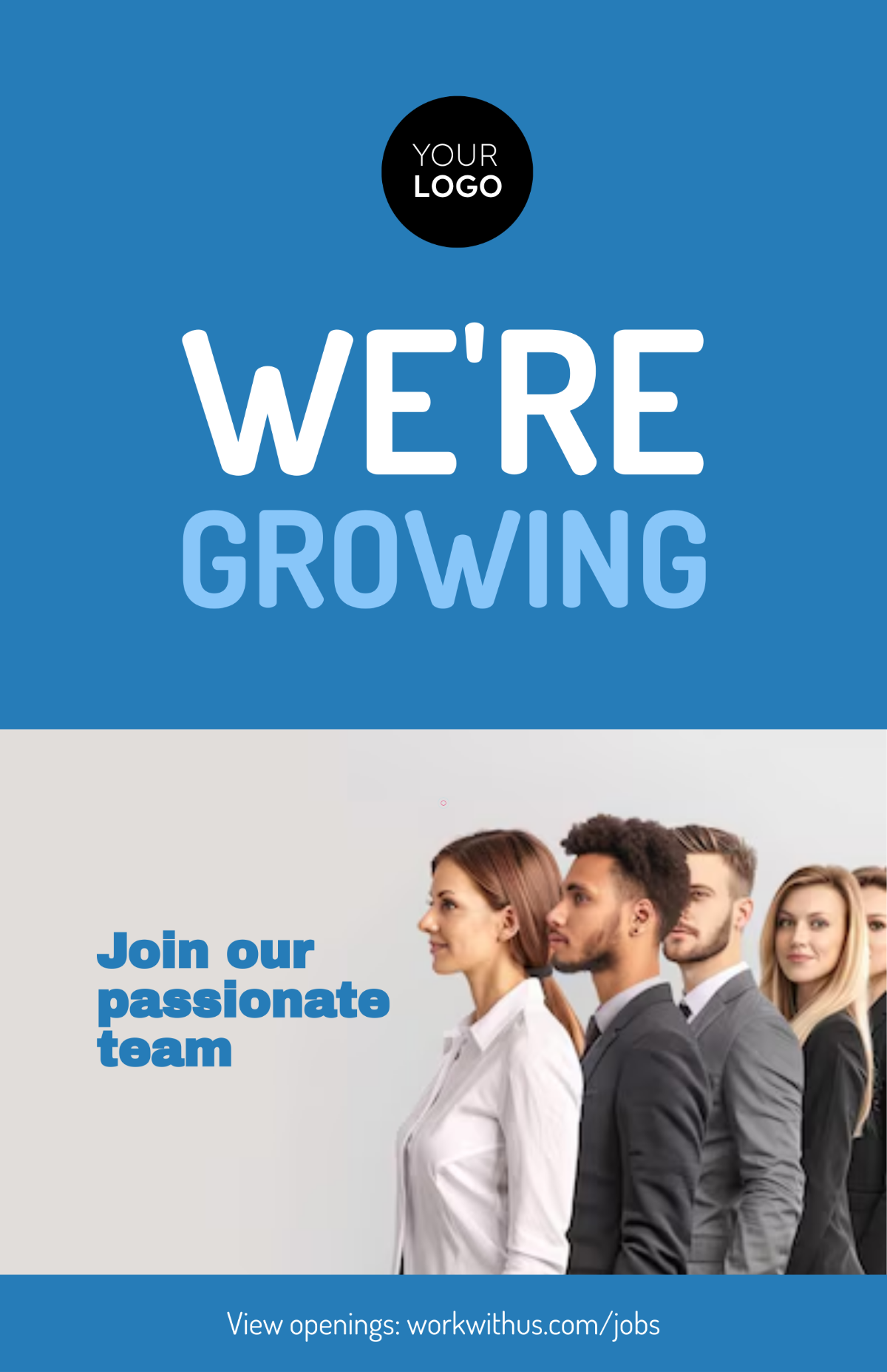 Free Job Advertisement Poster Template