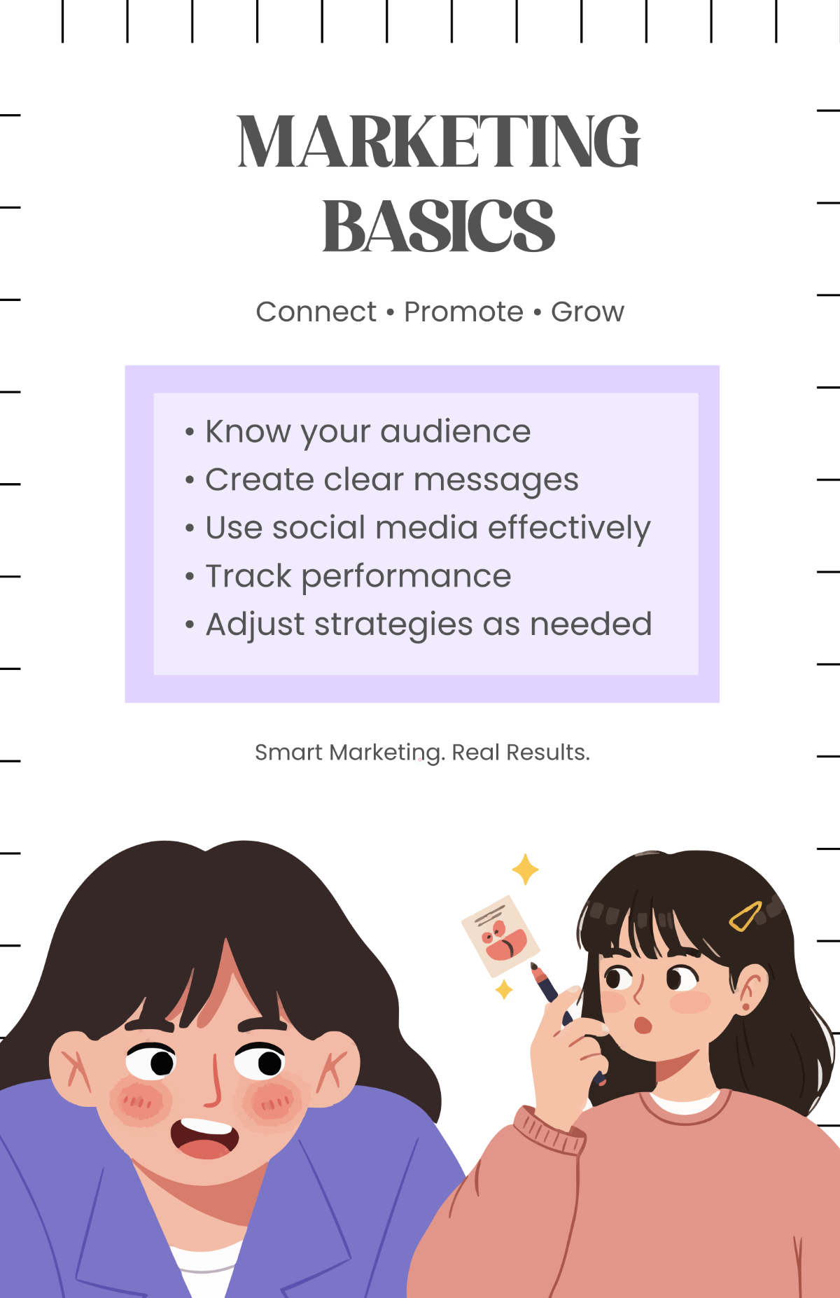 Free Marketing Informational Poster Template