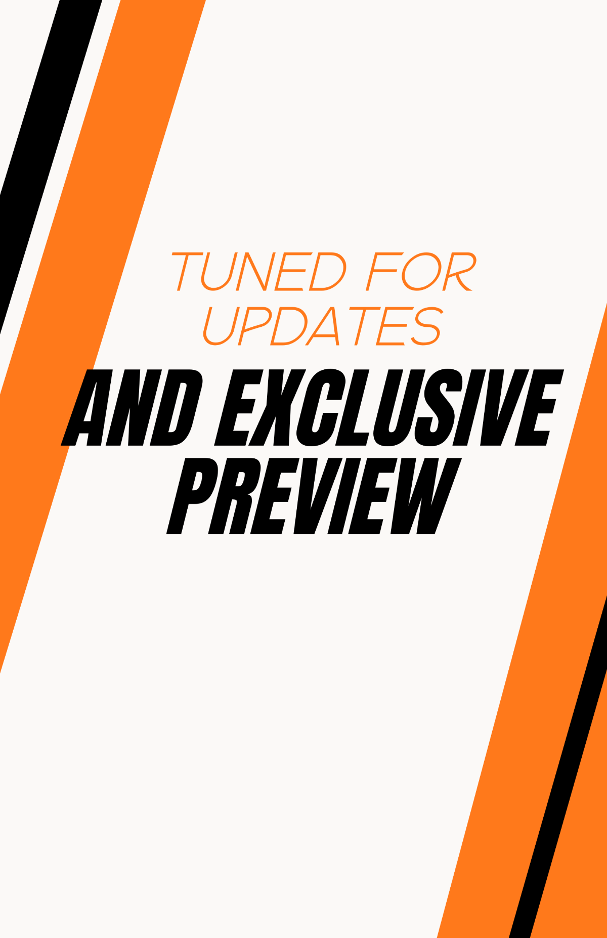 Free Coming Soon Stay Tuned Poster Template to Edit Online