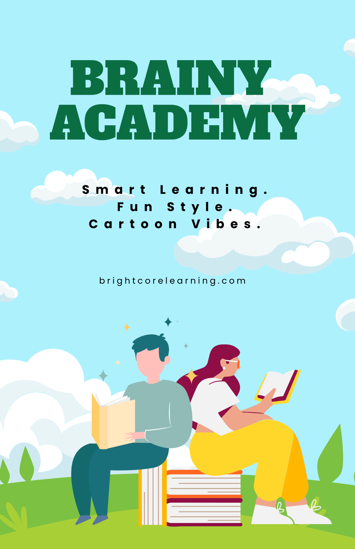Free Academic Cartoon Poster Template