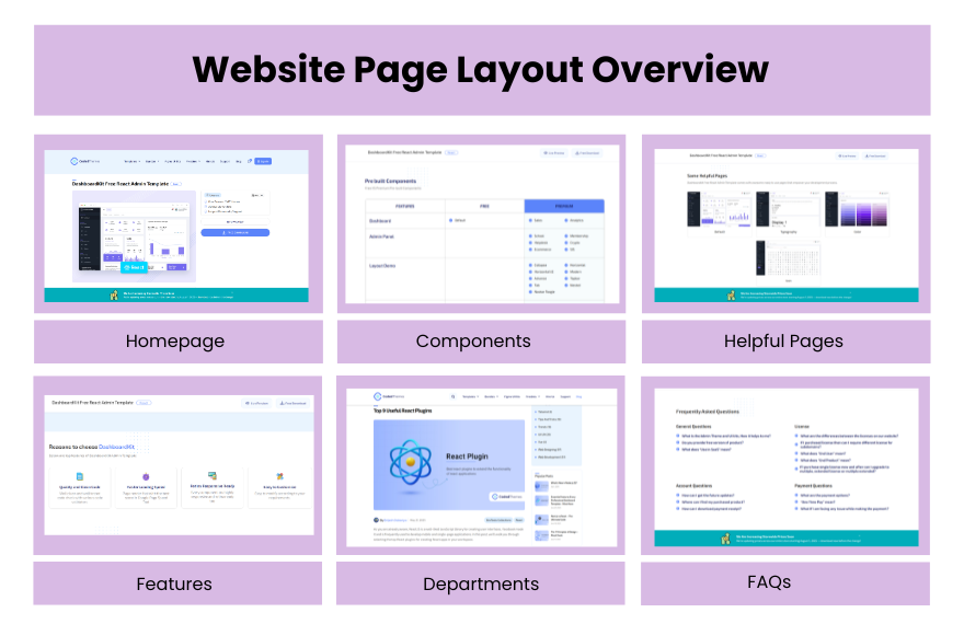 Free React PHP Website Template