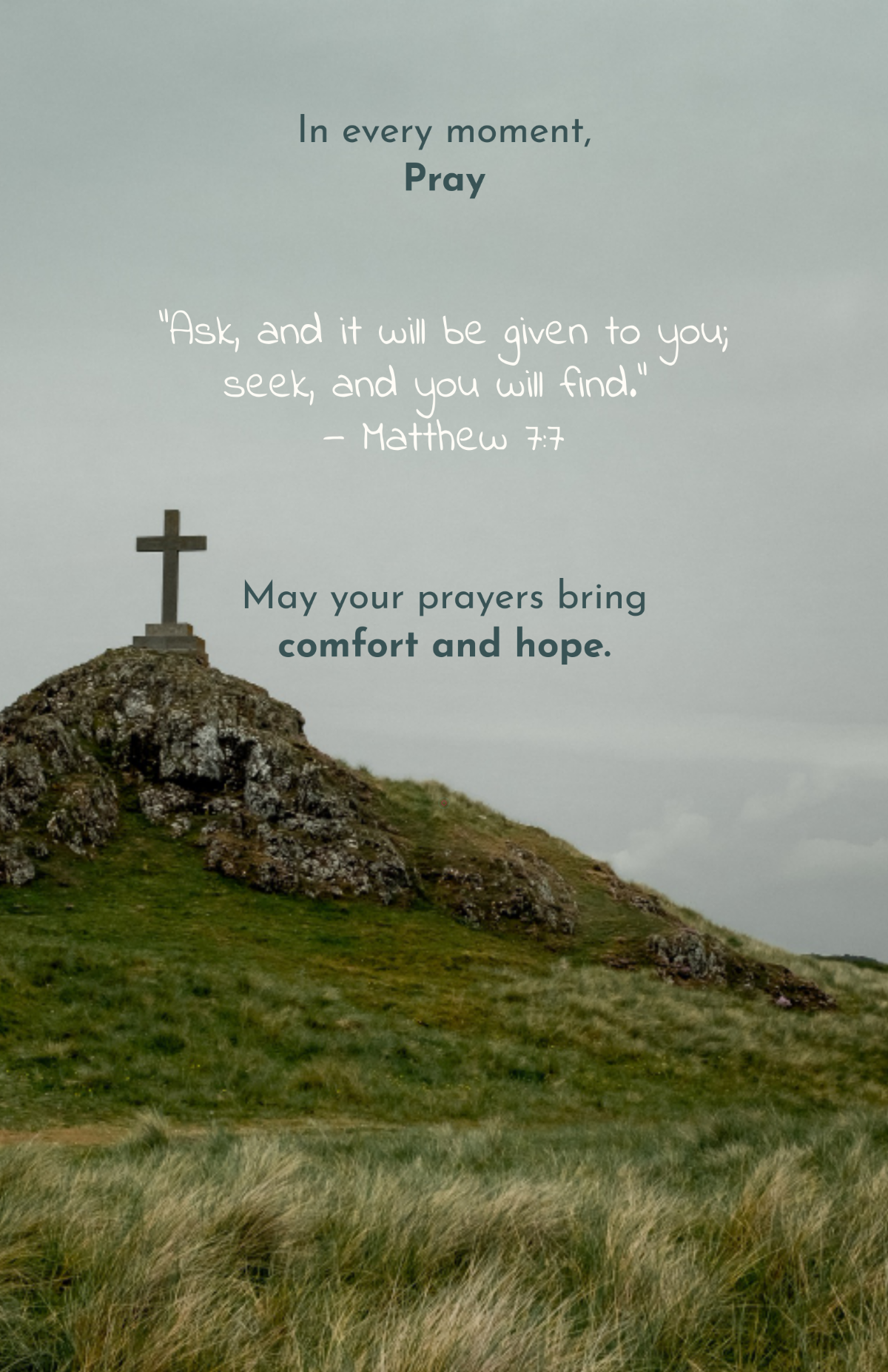 Free Prayer Graphics Poster Background Template to Edit Online