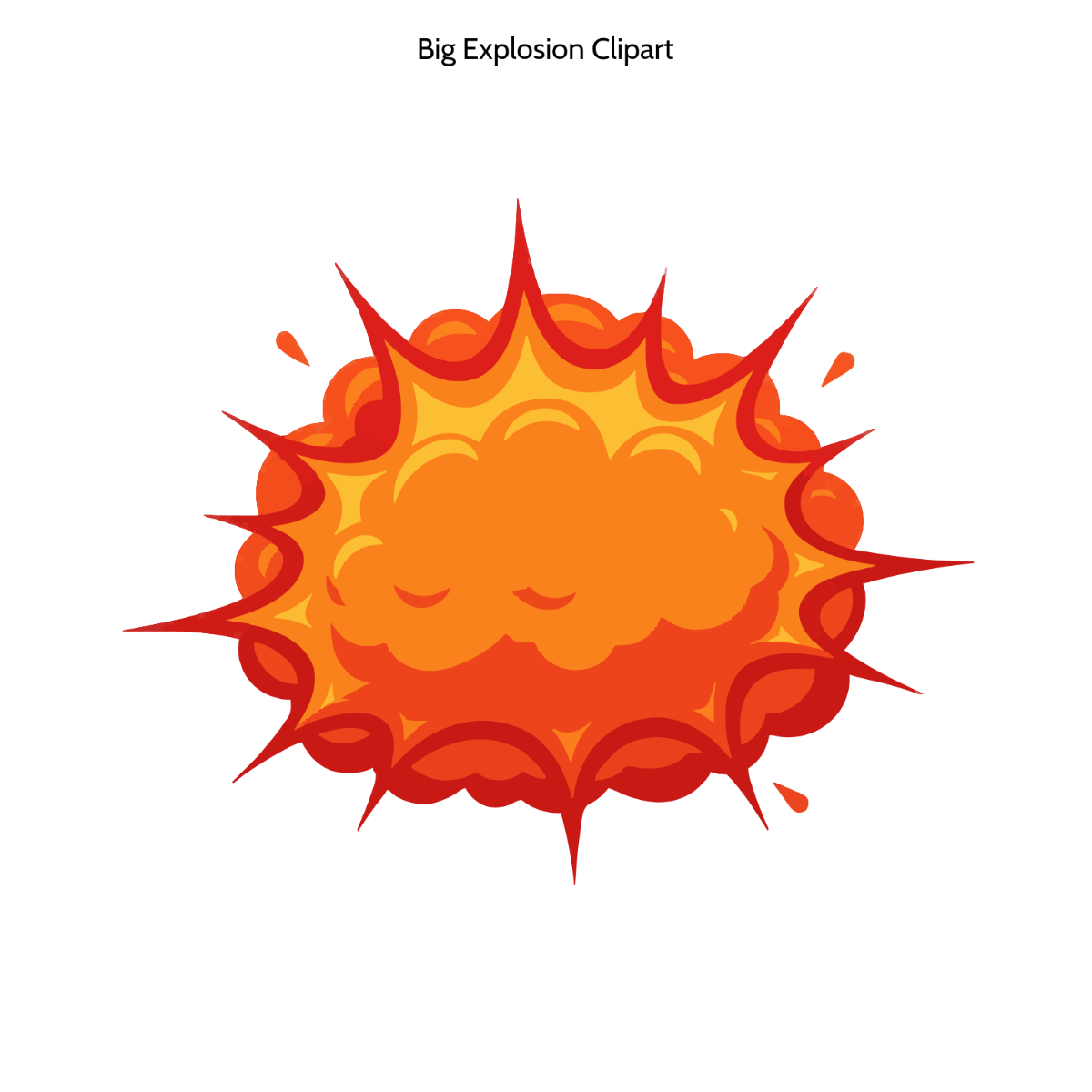 Free Big Explosion Clipart to Edit Online