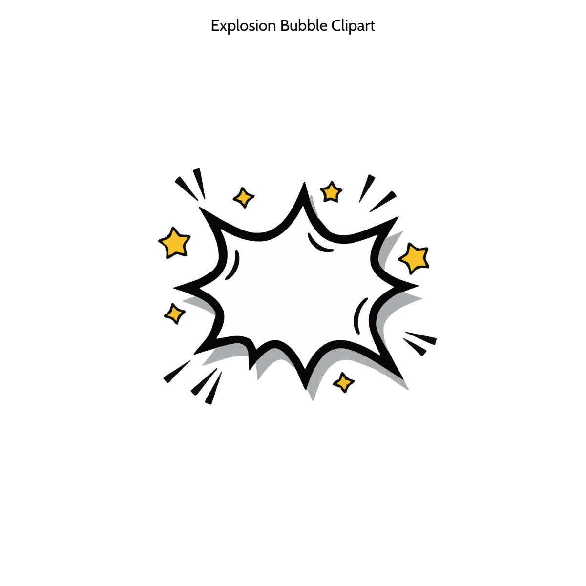 Explosion Bubble Clipart