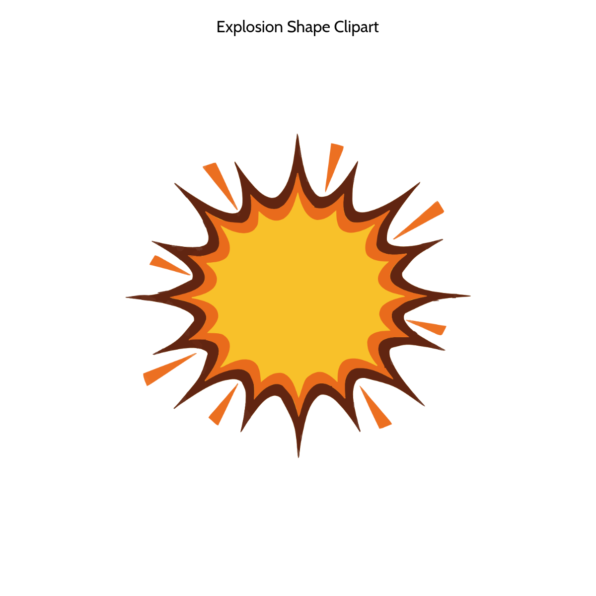 Free Explosion Shape Clipart to Edit Online
