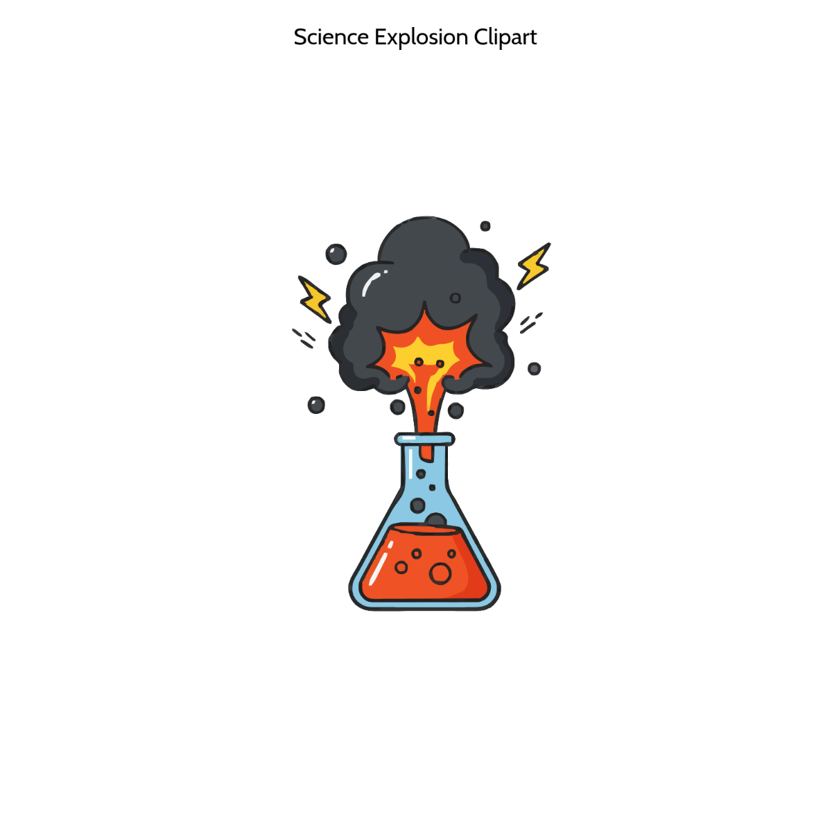 Free Science Explosion Clipart to Edit Online