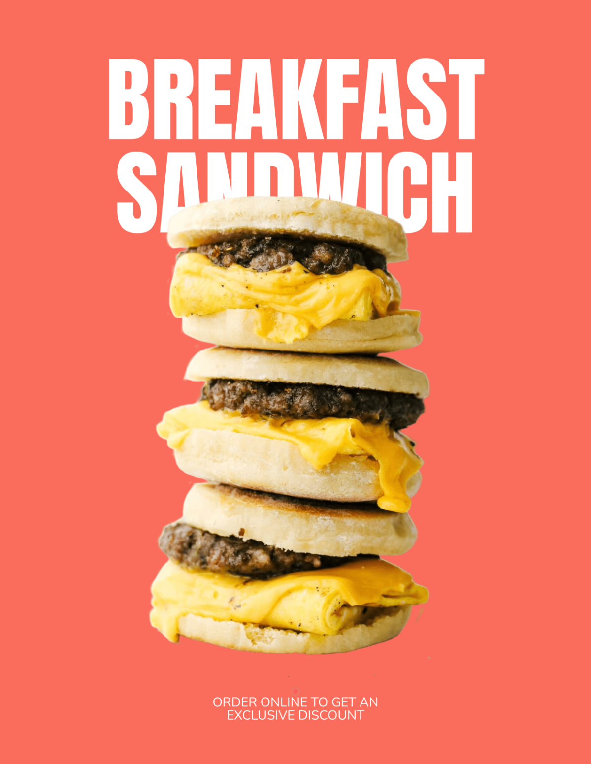 Free Colorful Breakfast Food Photo Template