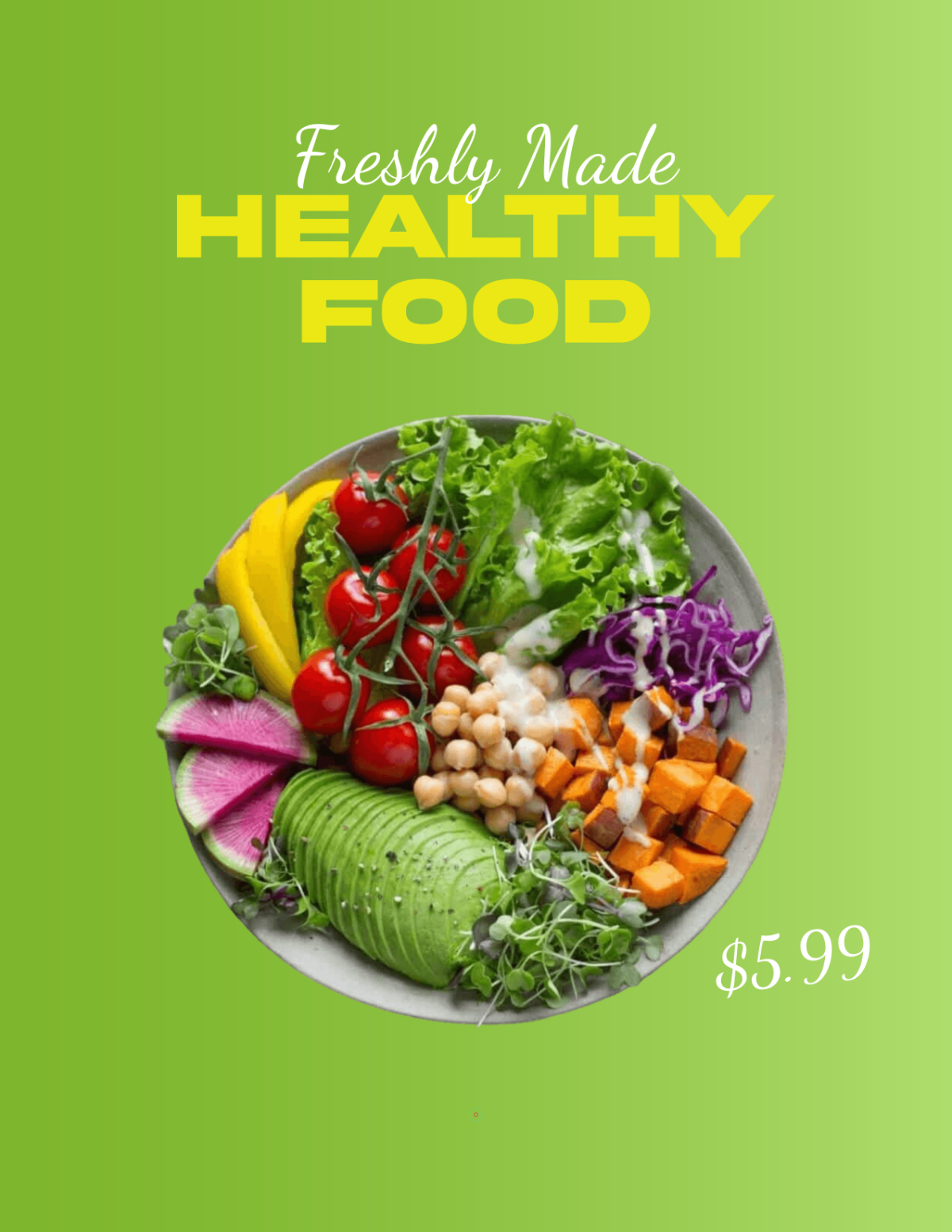 Free Healthy Food Photo Template