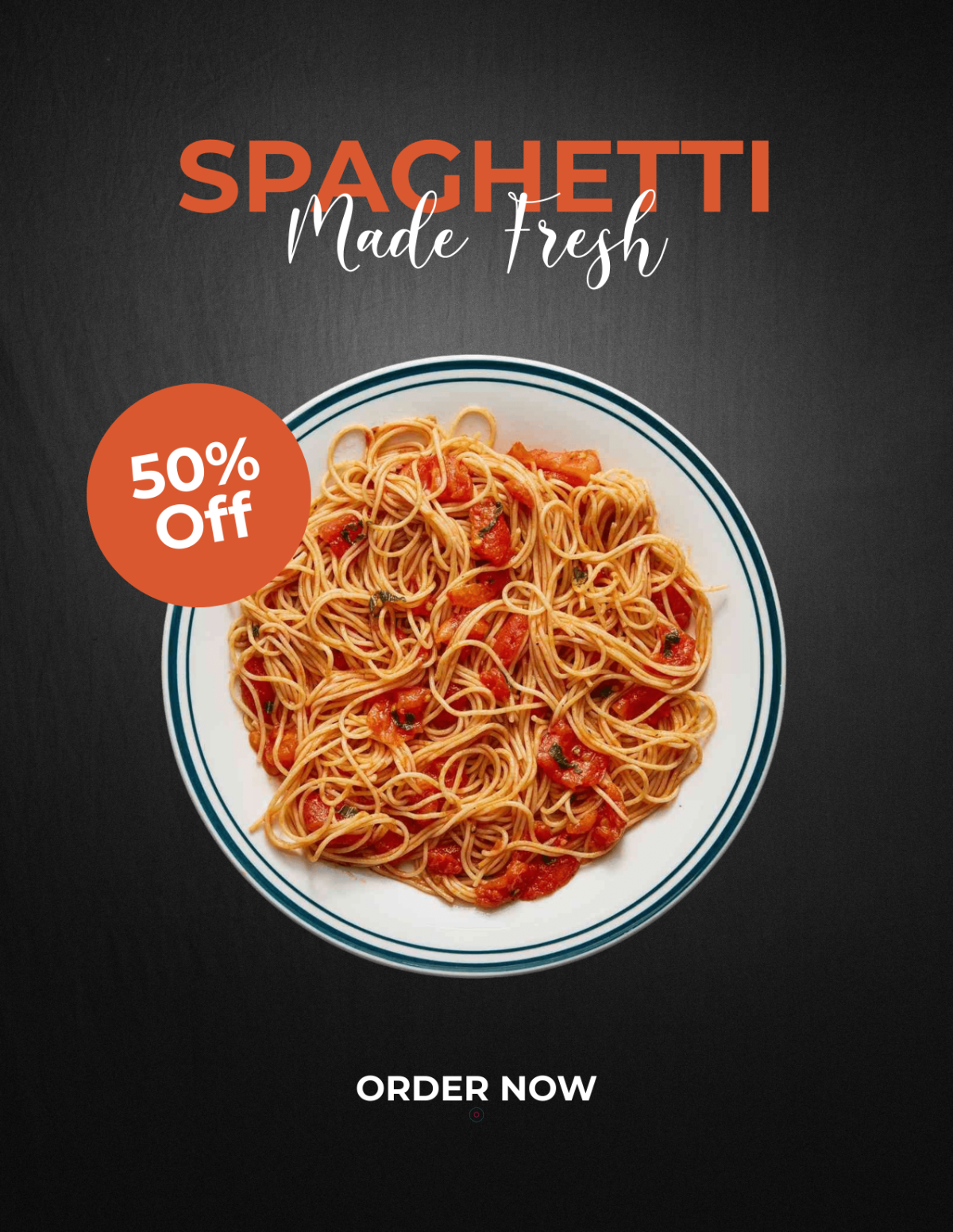 Free Professional Dinner Food Photo Template