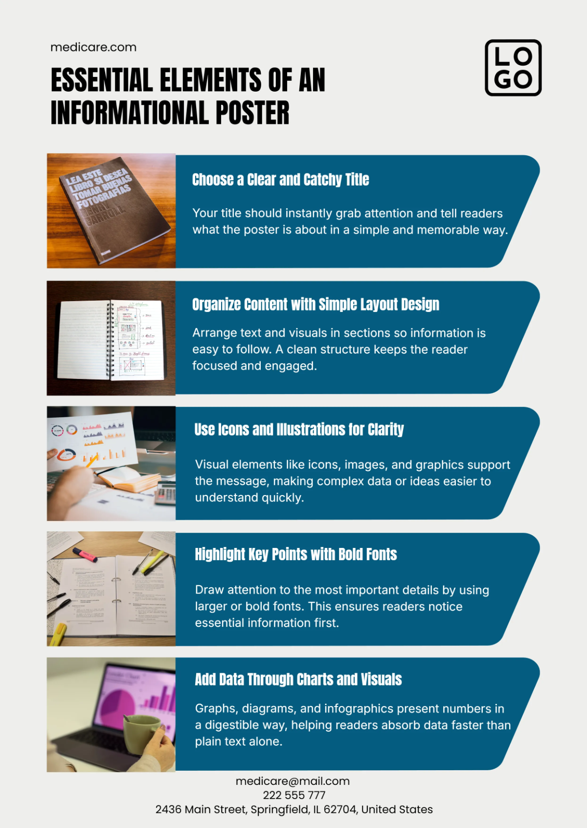 Informative Poster Layout