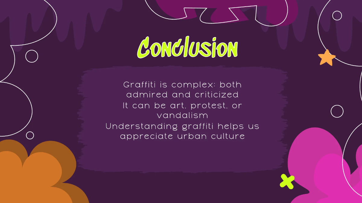 Free Graffiti Presentation Template to Edit Online