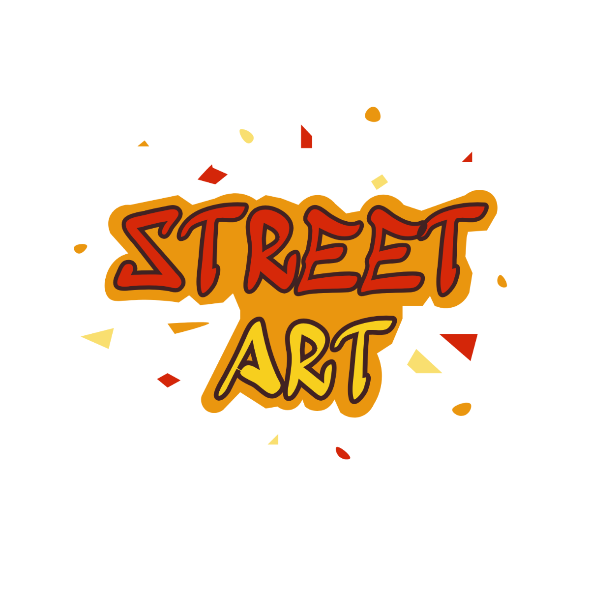 Creative Graffiti Text Template