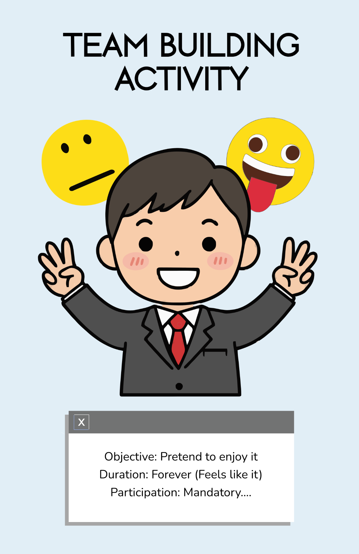 Free Funny Activity Poster Template