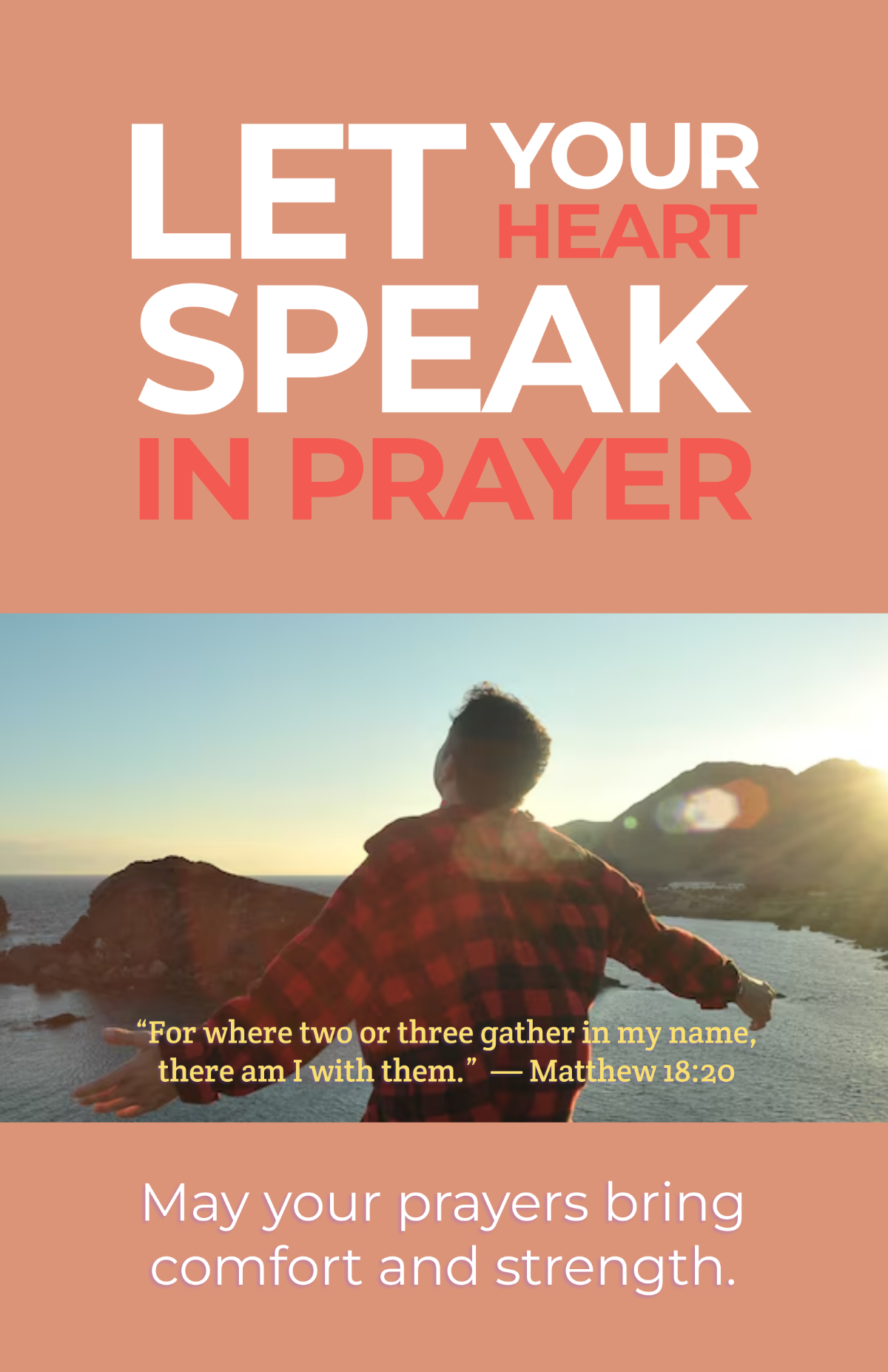 Free Prayer Poster Template to Edit Online