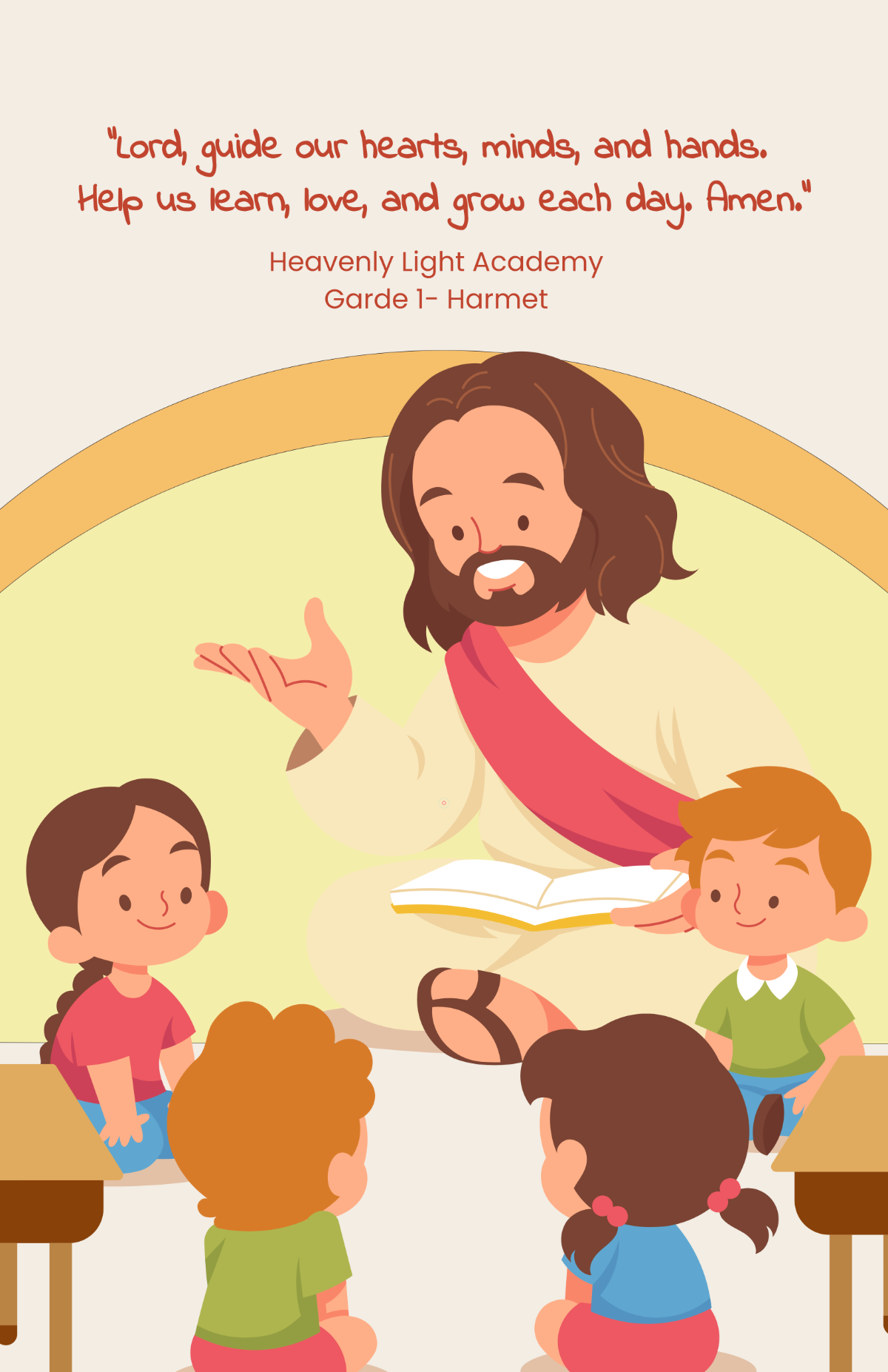 Free Classroom Prayer Poster Template
