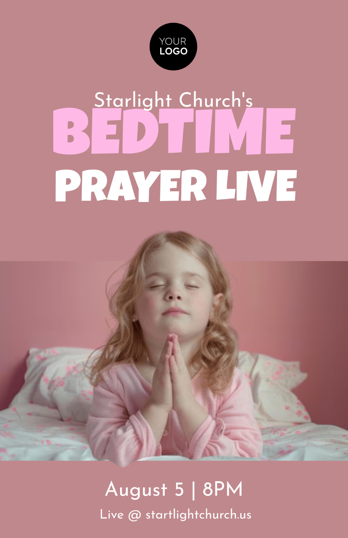 Bedtime Prayer Poster
