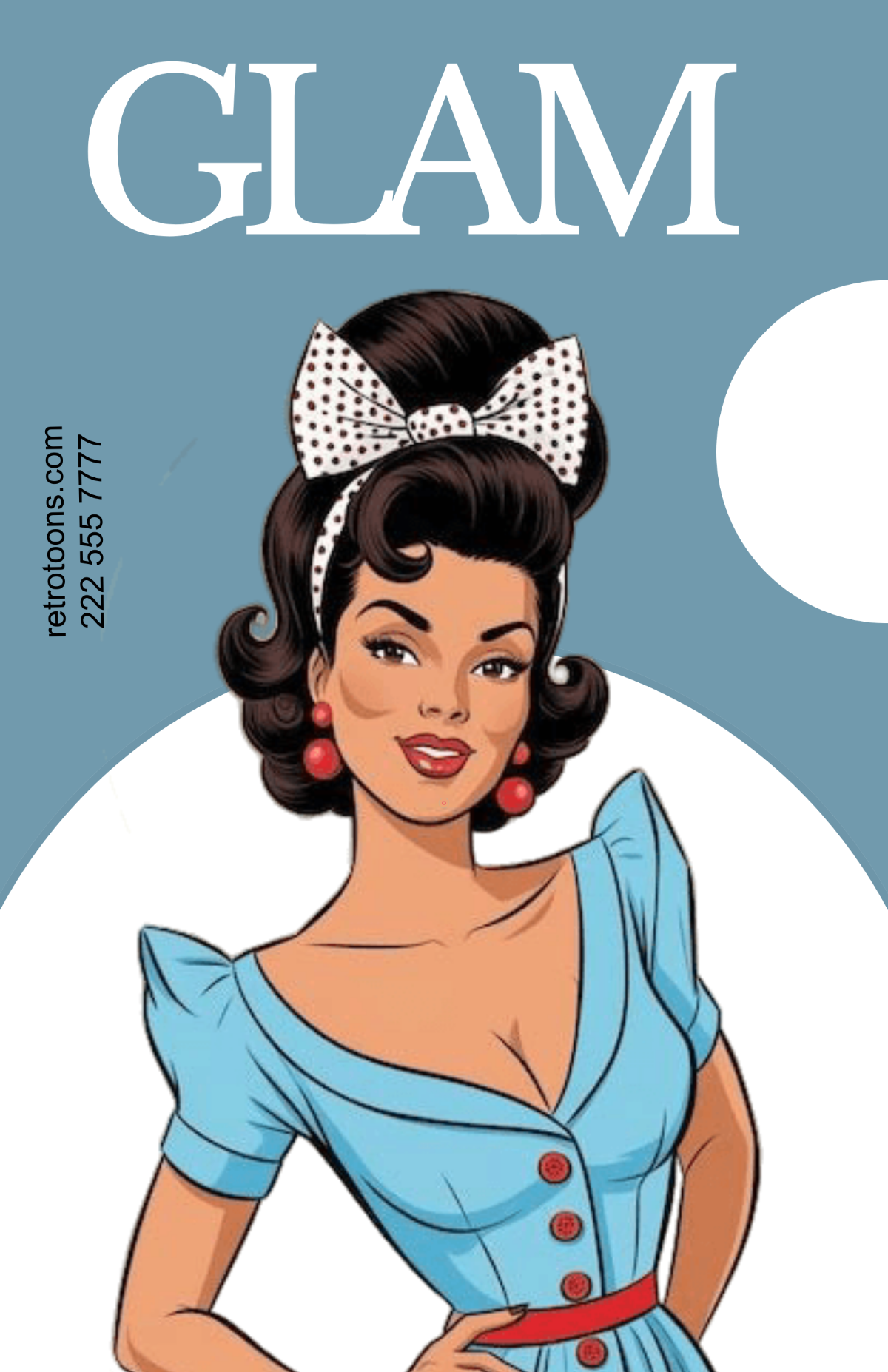 Free Retro Cartoon Poster Template