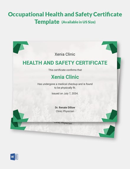 bcit occupational health and safety certificate
