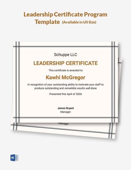 bcit leadership certificate