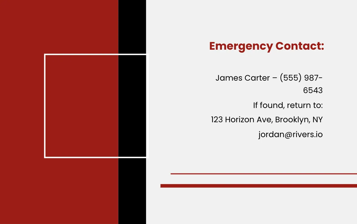 Free Horizontal ID Card with QR Code Template to Edit Online