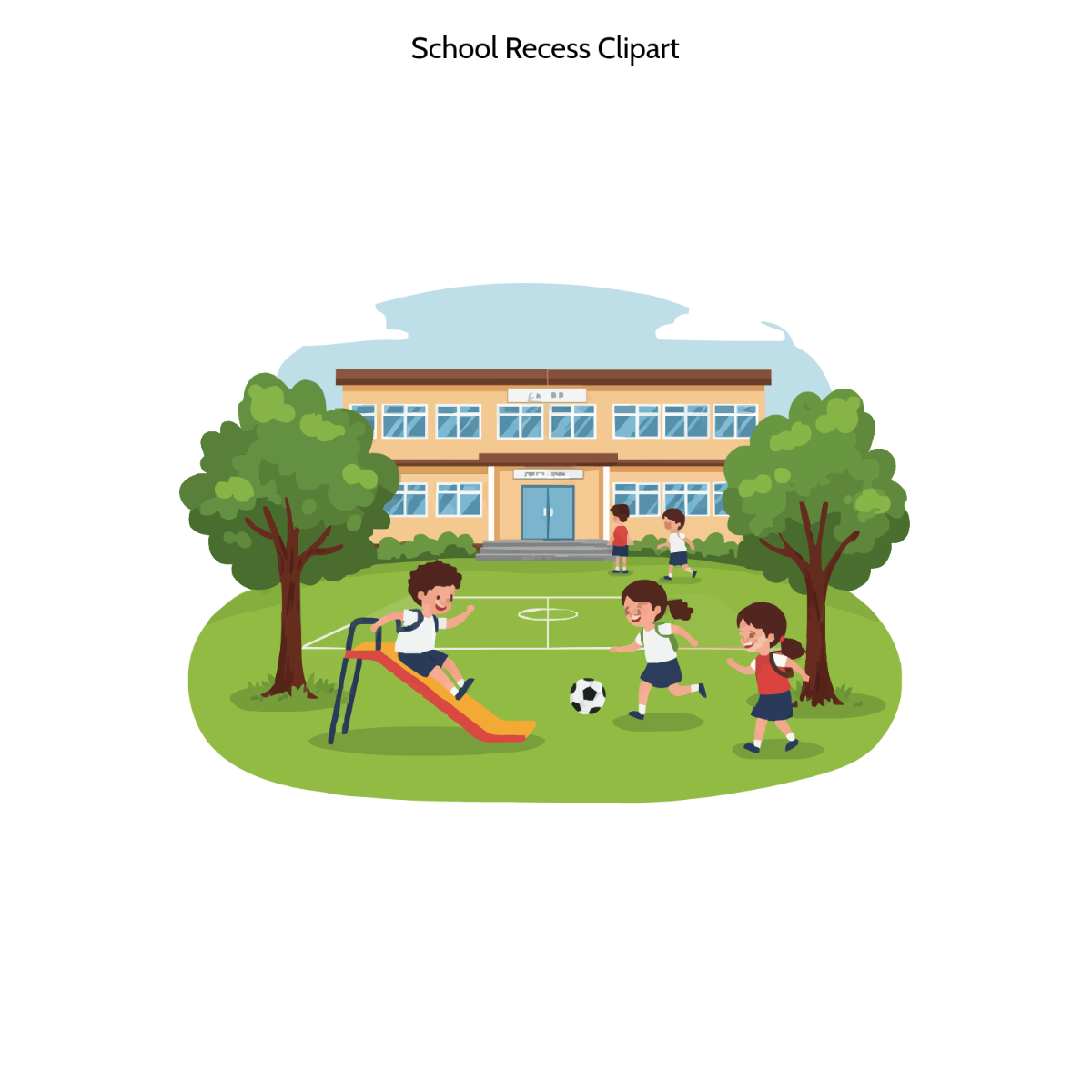 Free School Recess Clipart to Edit Online