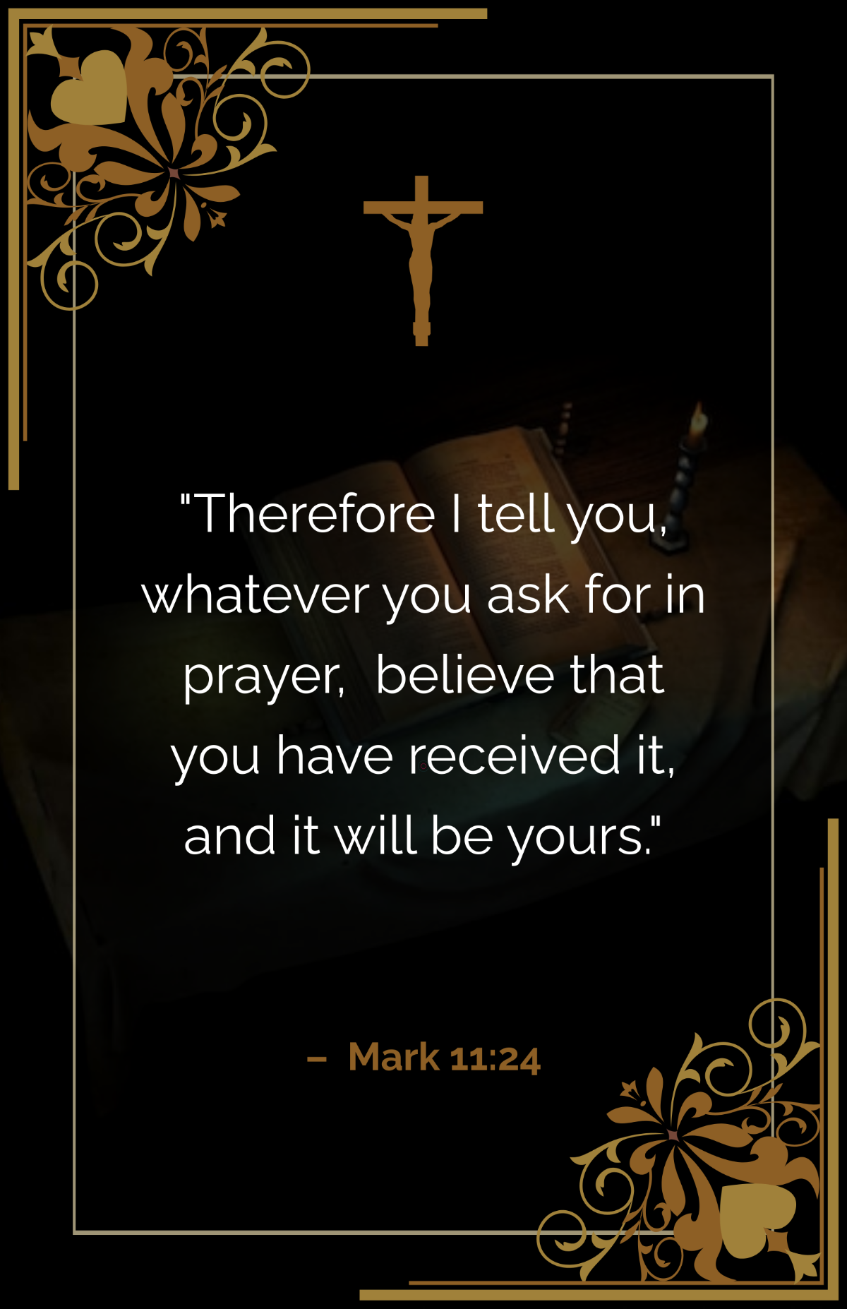 Free Bible Verse Prayer Poster Template to Edit Online