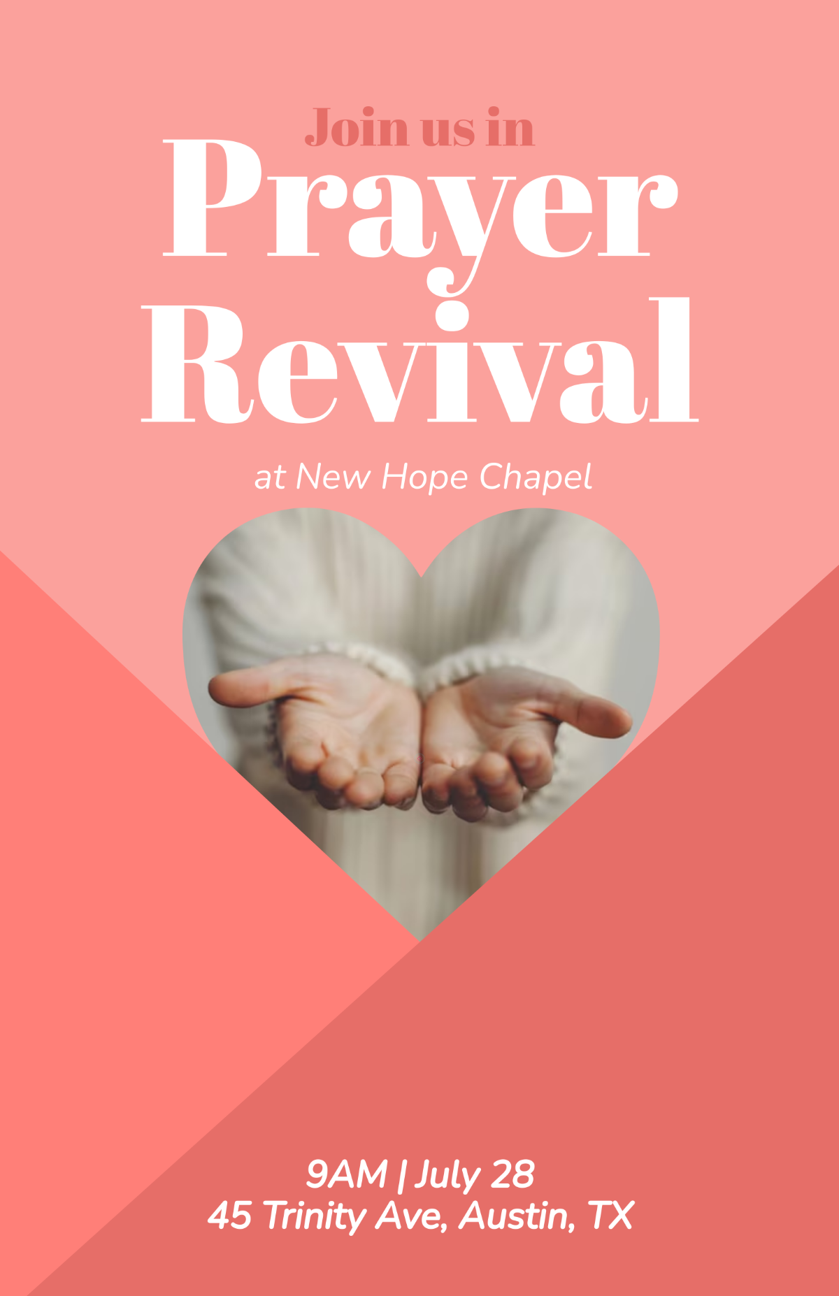 Free Revival Prayer Poster Template to Edit Online