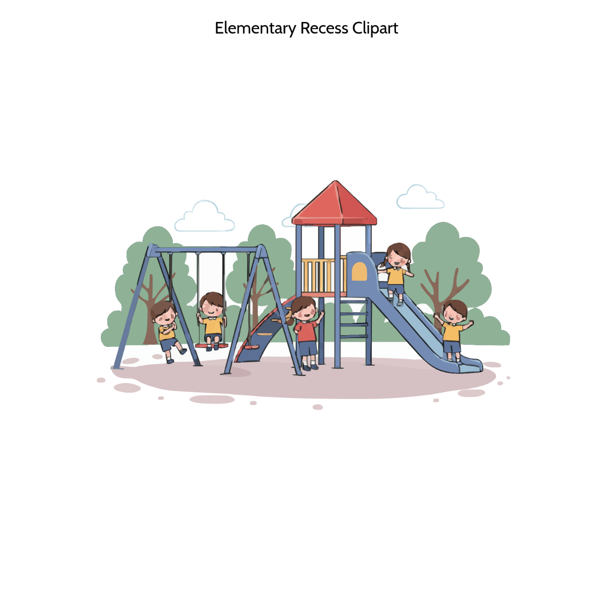 Free Elementary Recess Clipart to Edit Online