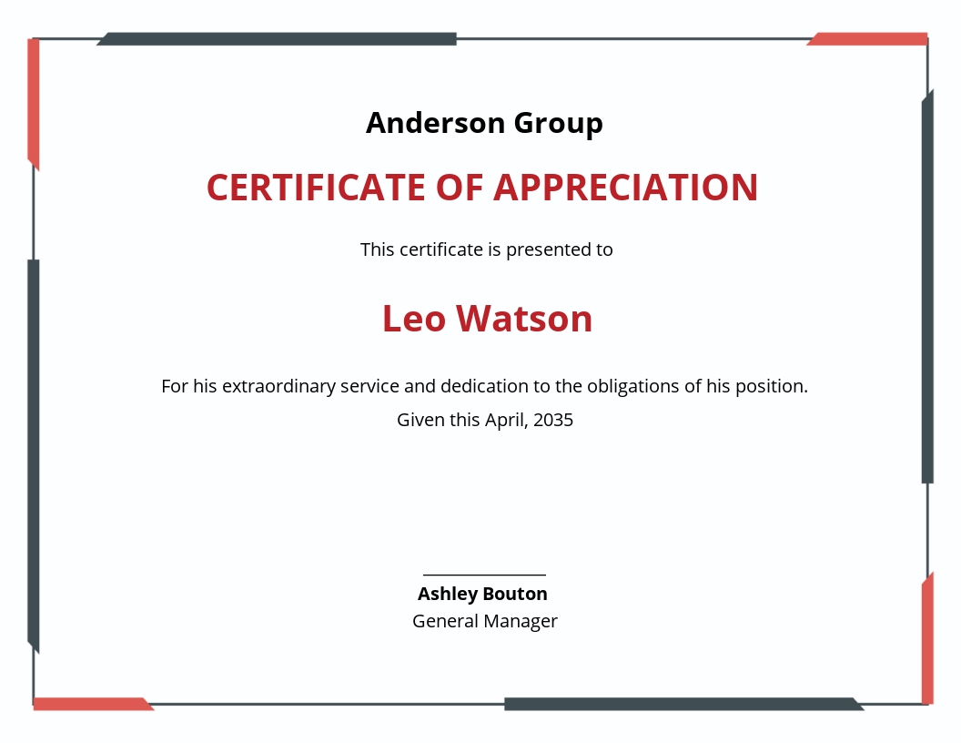 Free Corporate Appreciation Certificate Template.jpe