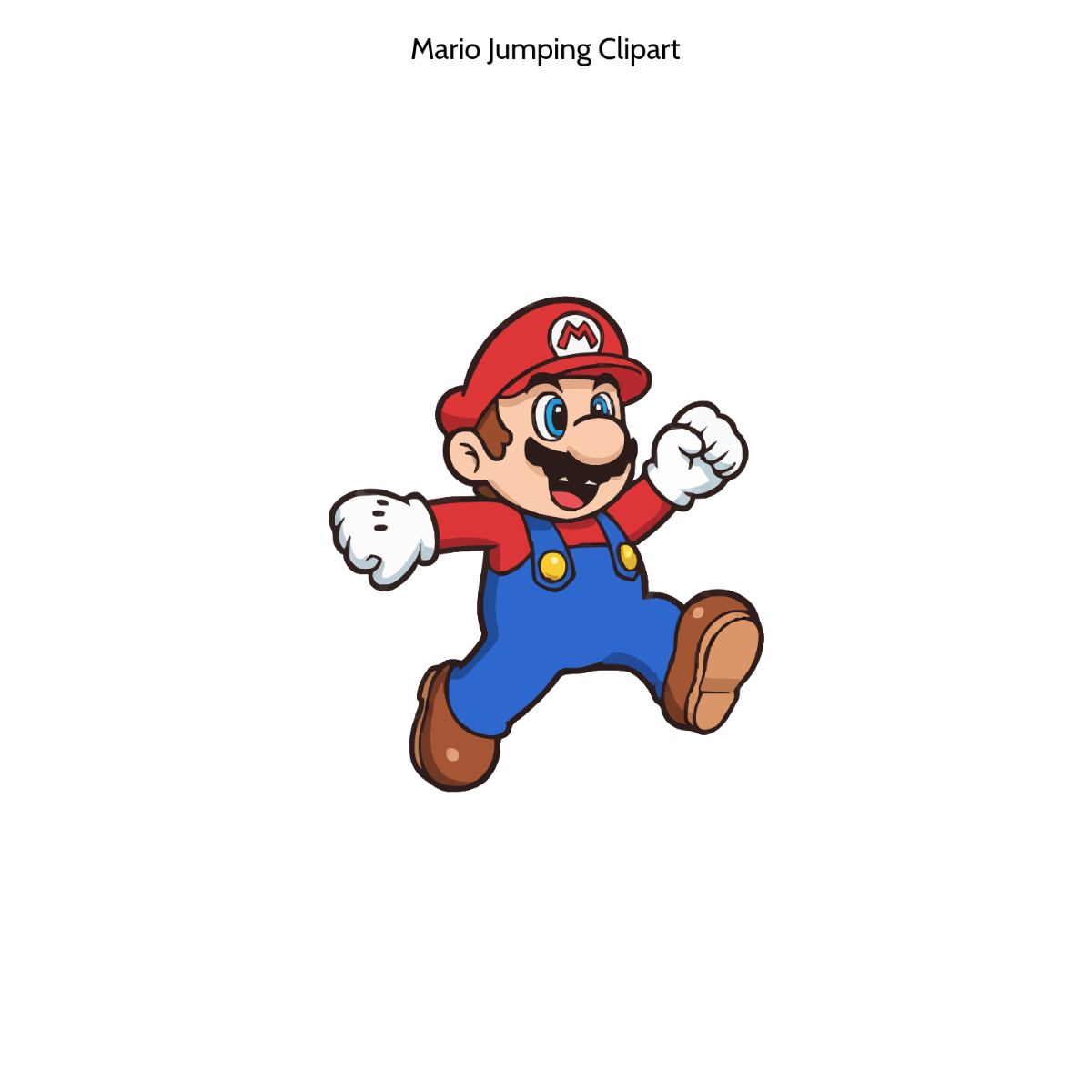 Free Mario Jumping Clipart to Edit Online