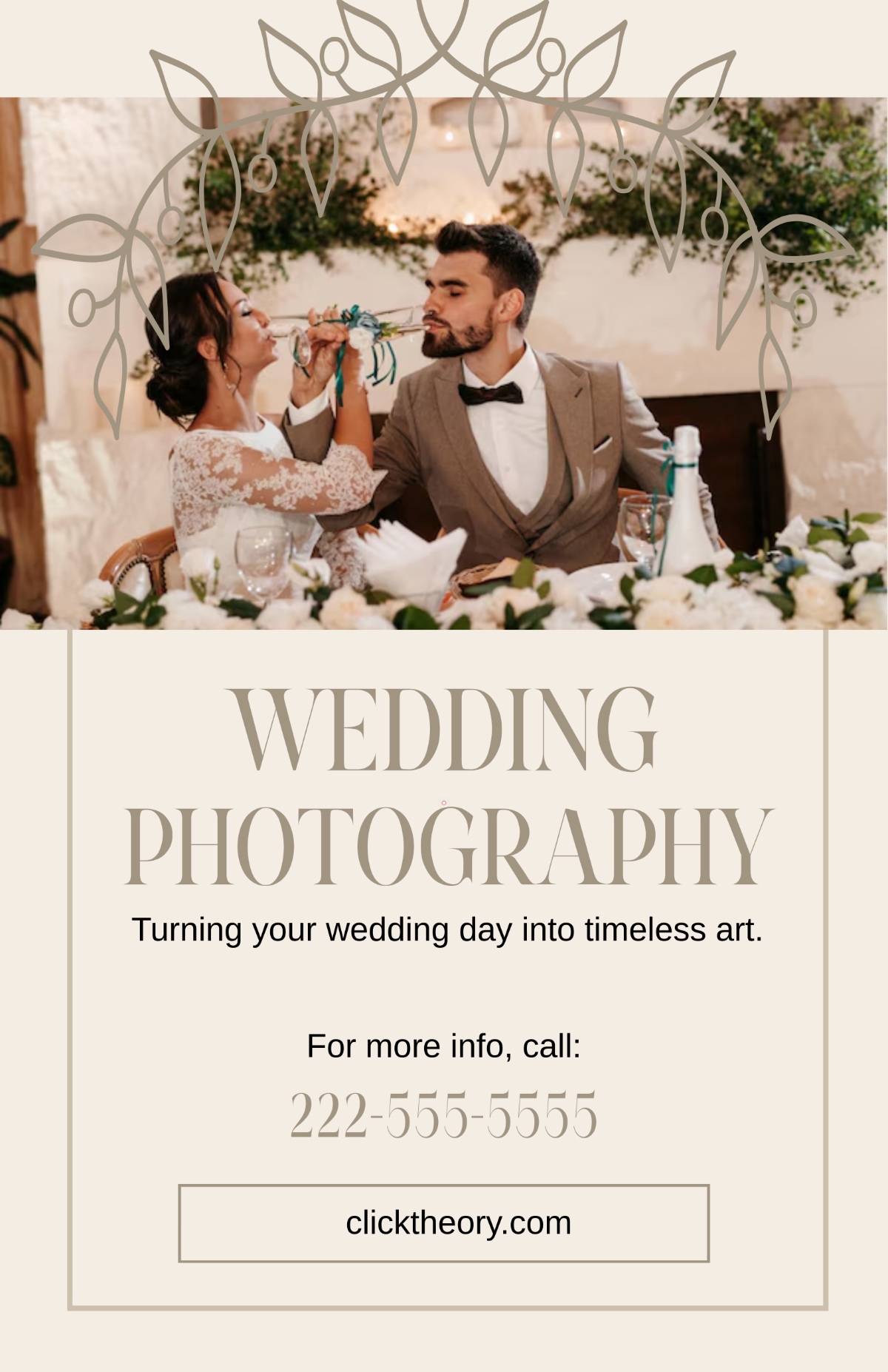 Free Wedding Photography Poster Template