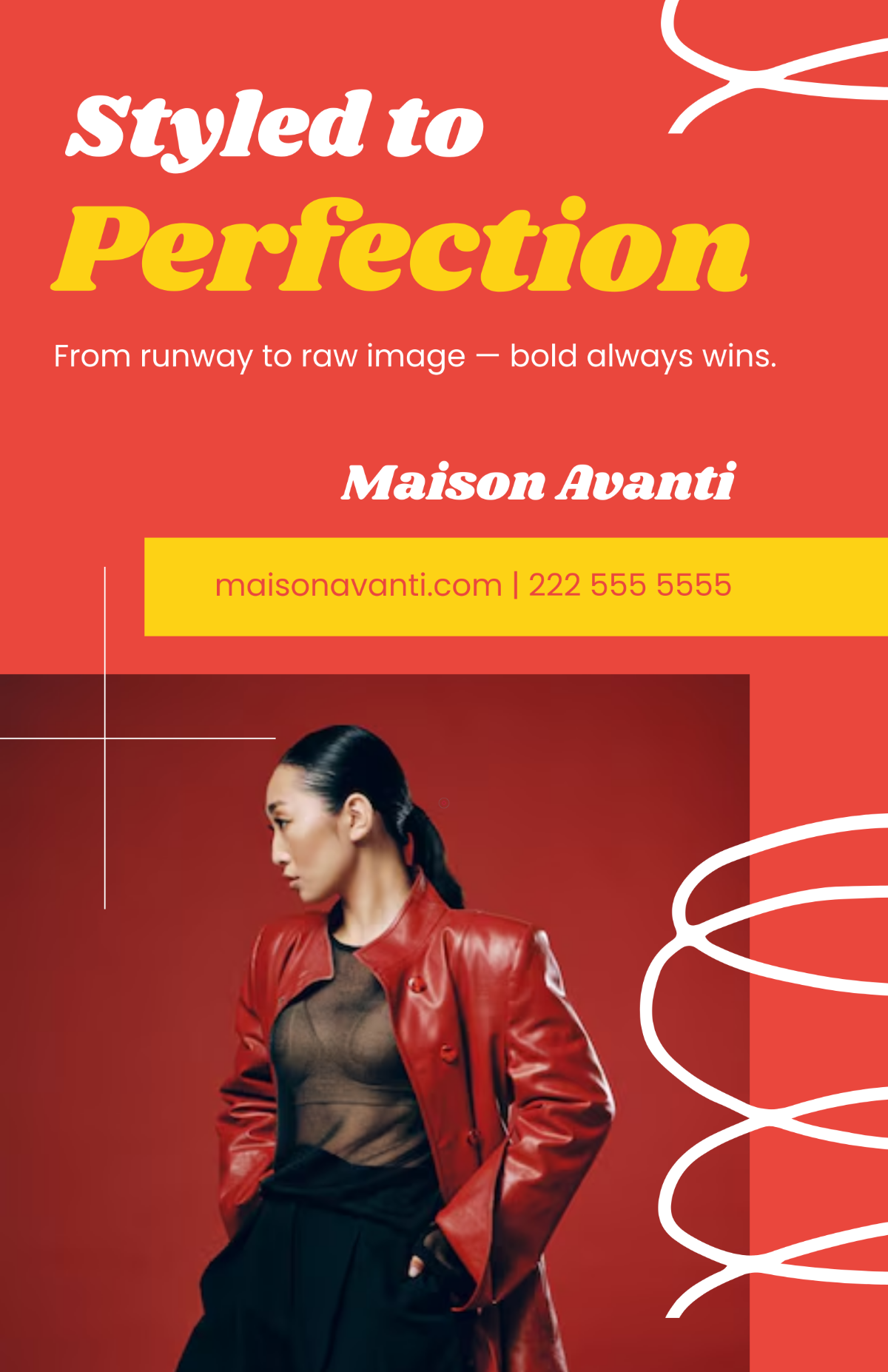 Free Fashion Photography Poster Template
