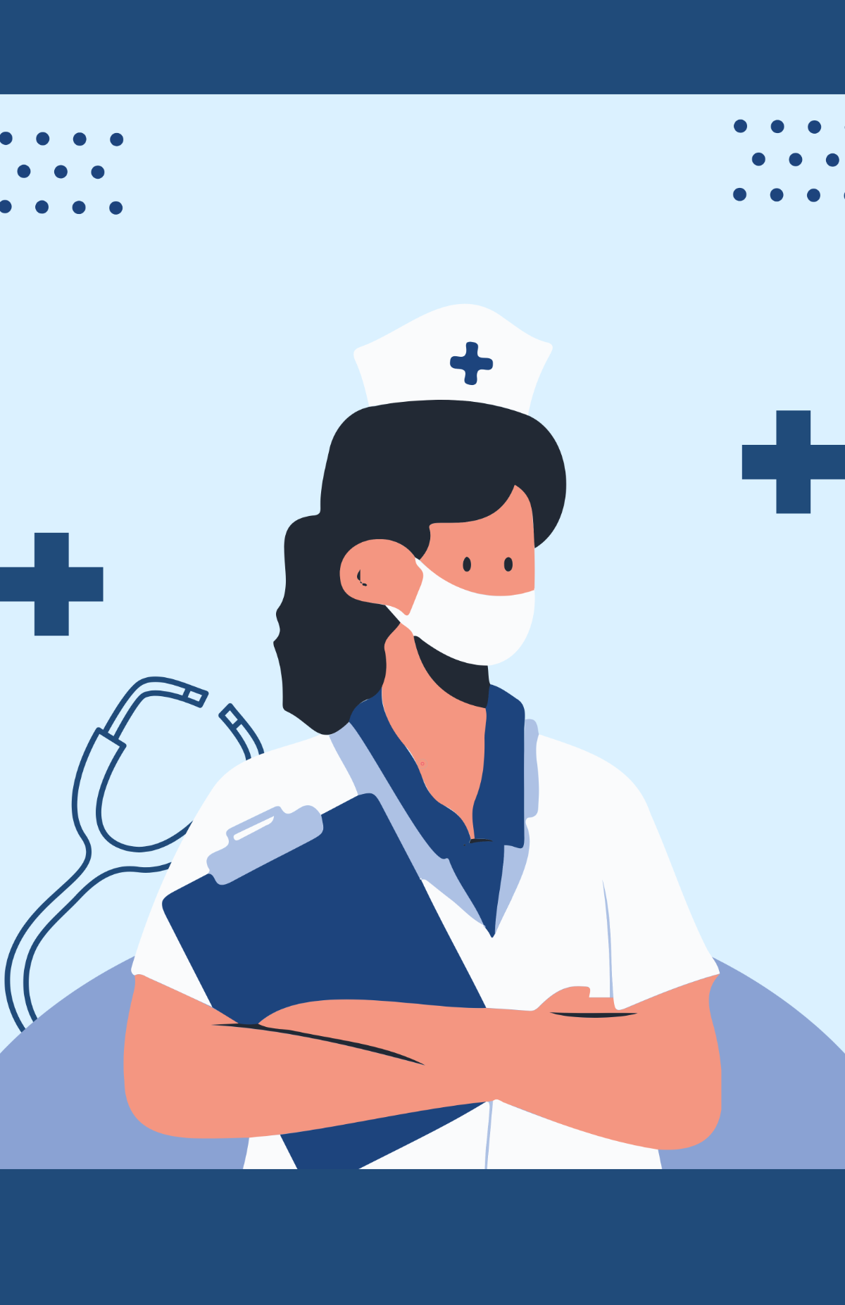 Free Private Nursing Home Poster Background Template