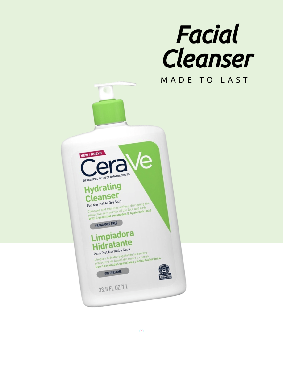 Free Simple Cleanser Skincare Photo Template to Edit Online