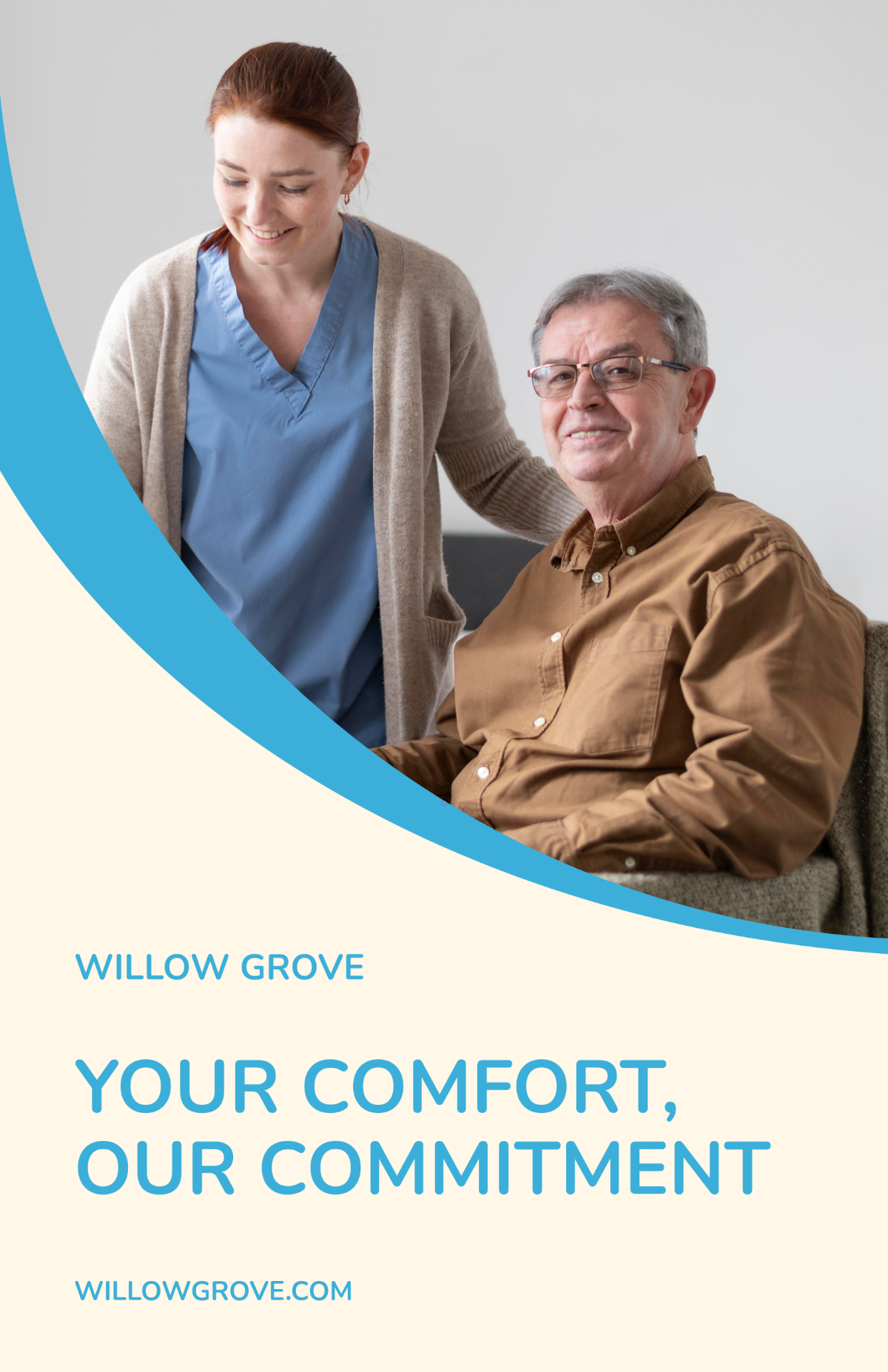 Free Nursing Home Poster for Elders Template