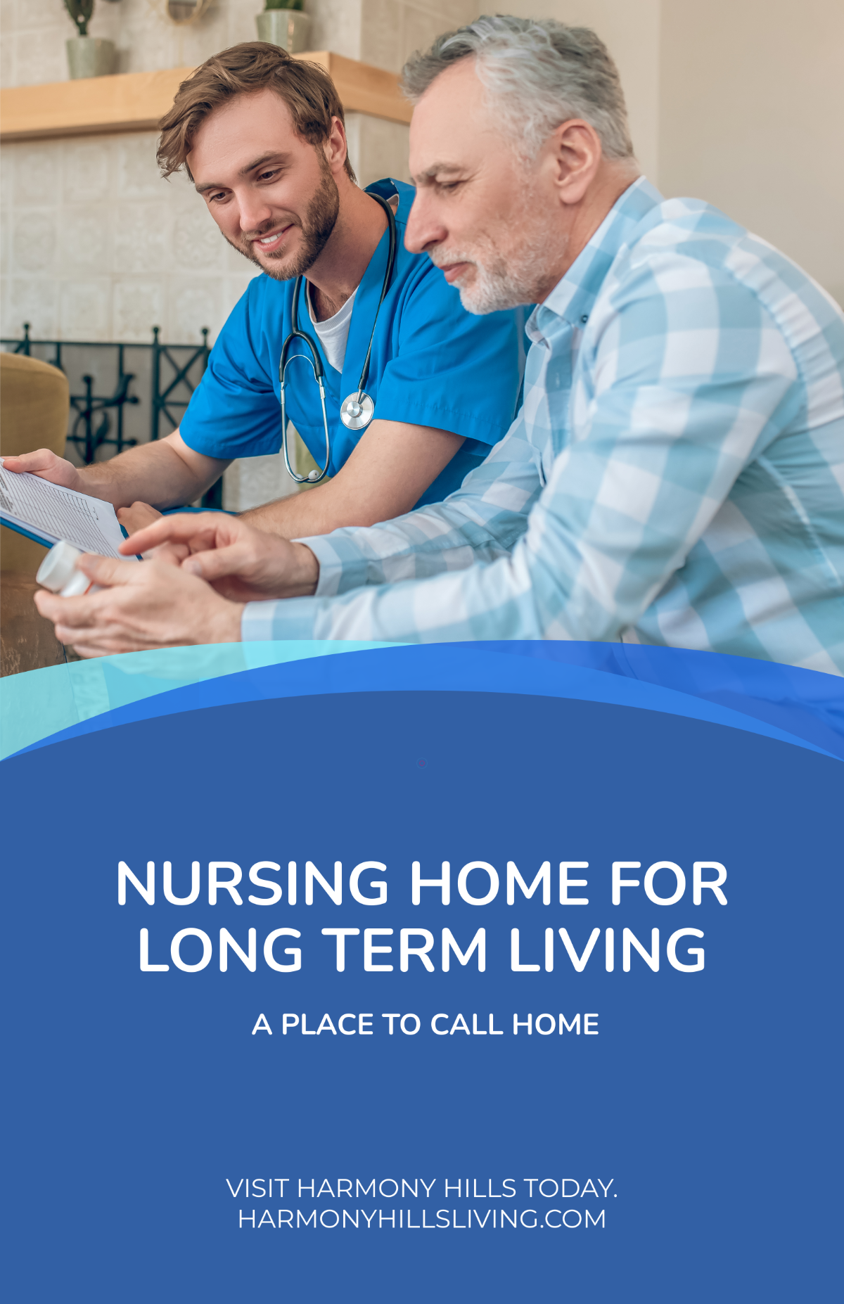 Free Nursing Home Poster for Long-Term Living Template