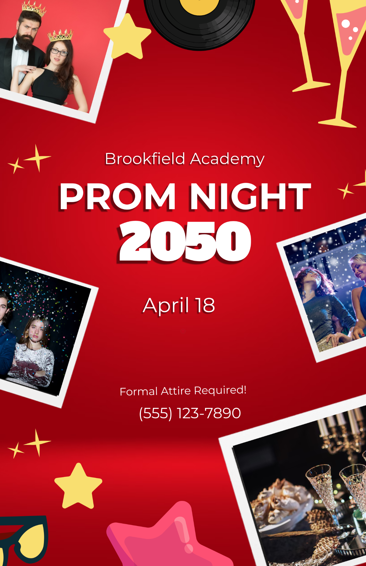 Free Prom Images Poster Template