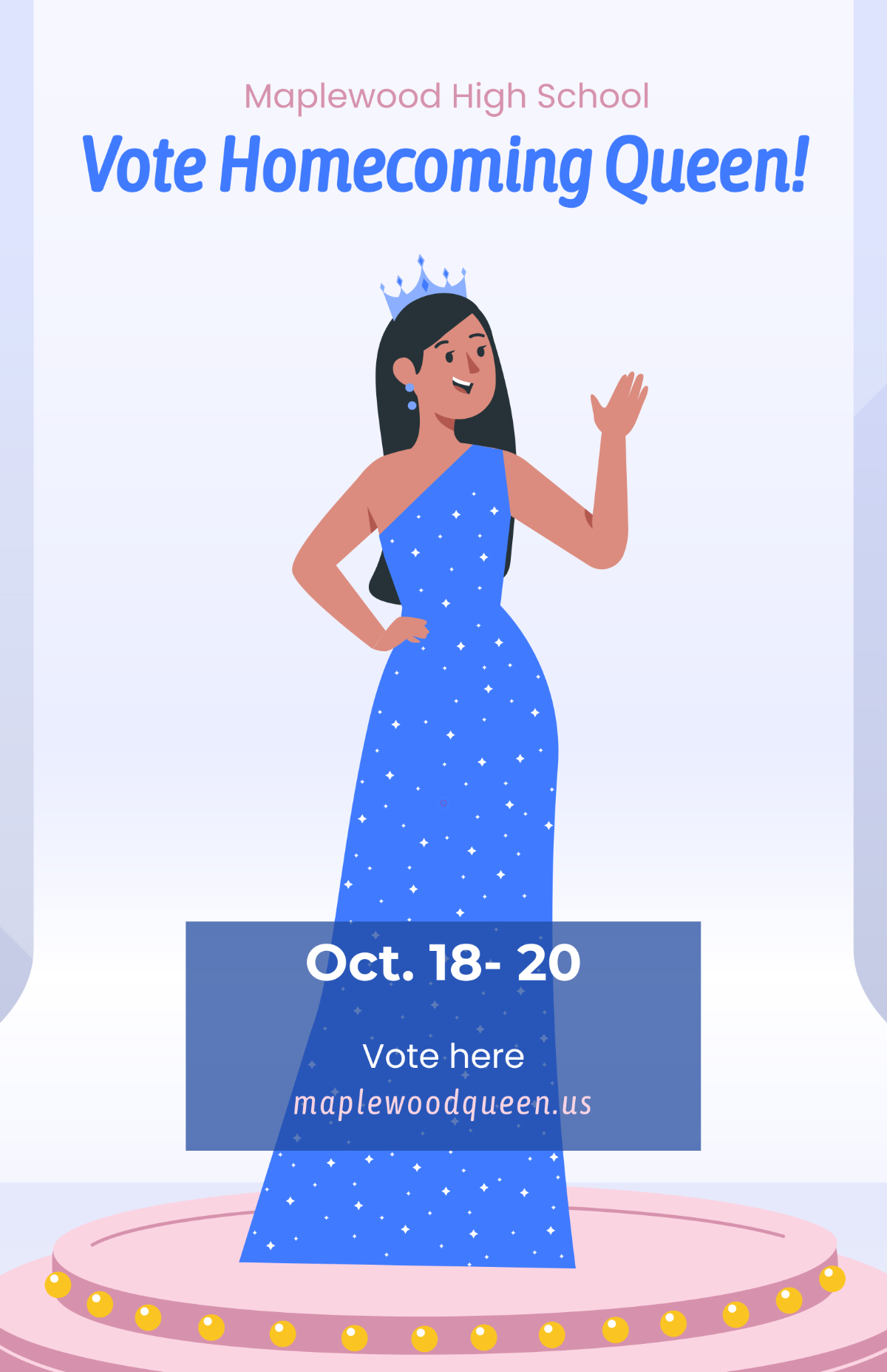 Free Homecoming Prom Poster Template
