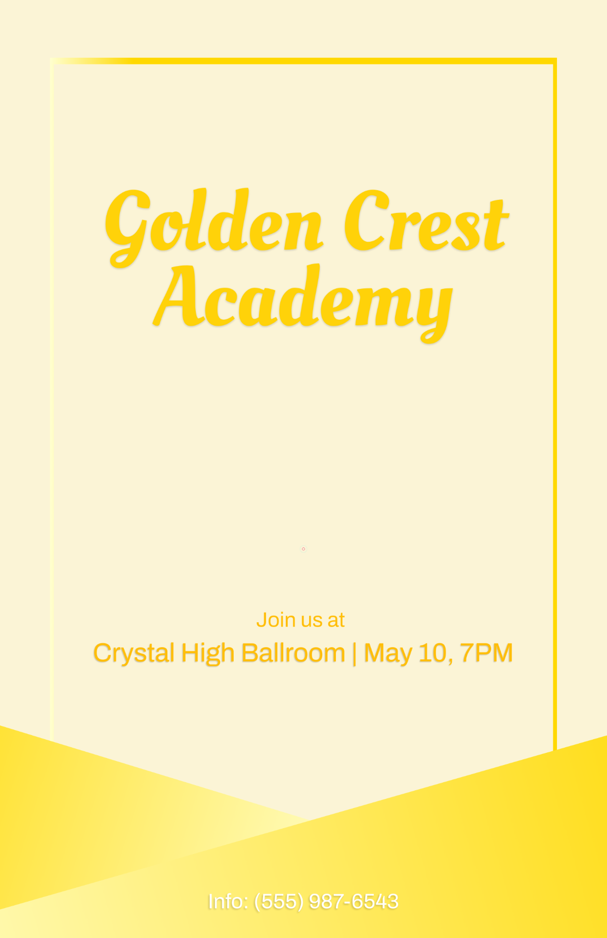 Free Gradient Background Prom Poster Template