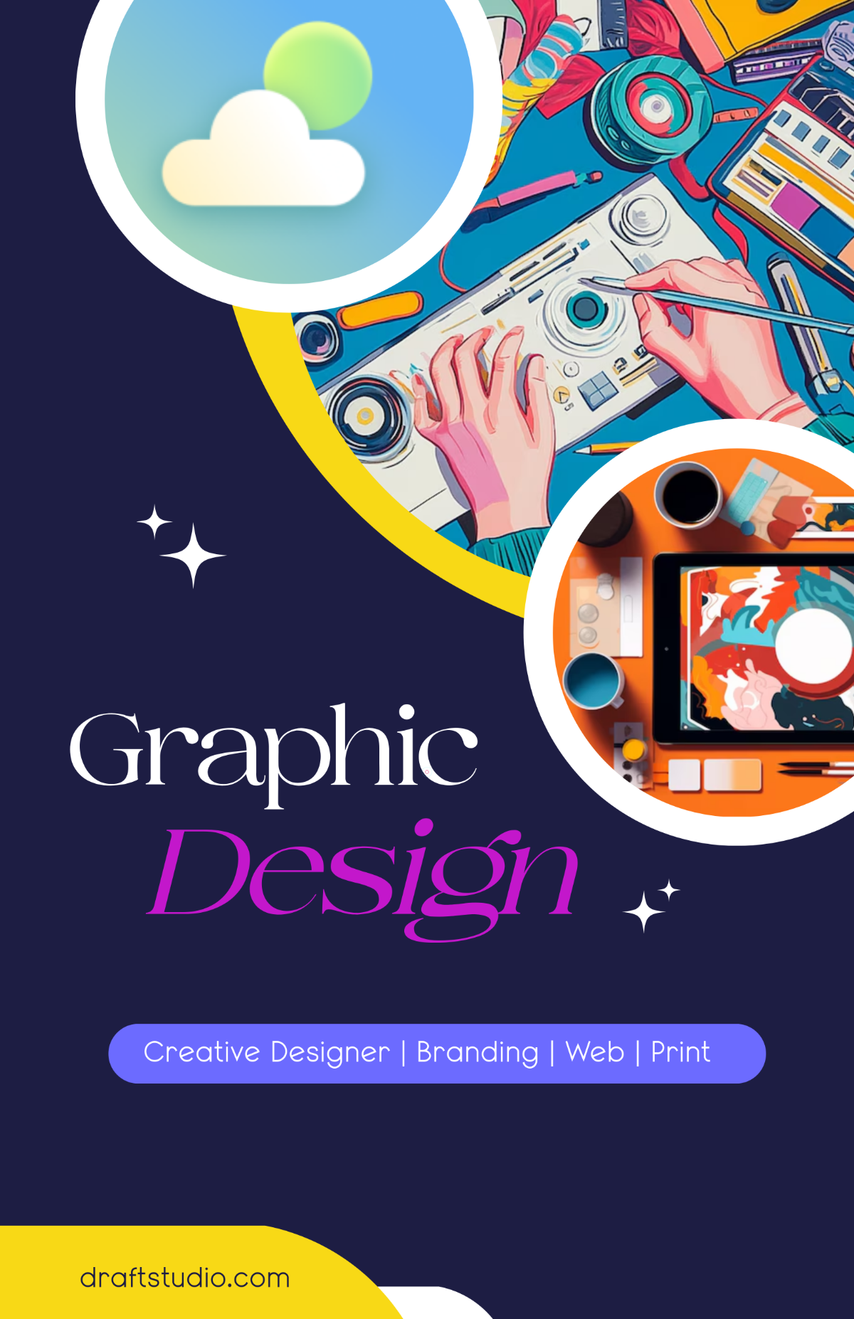 Free Graphic Design Marketing Poster Template