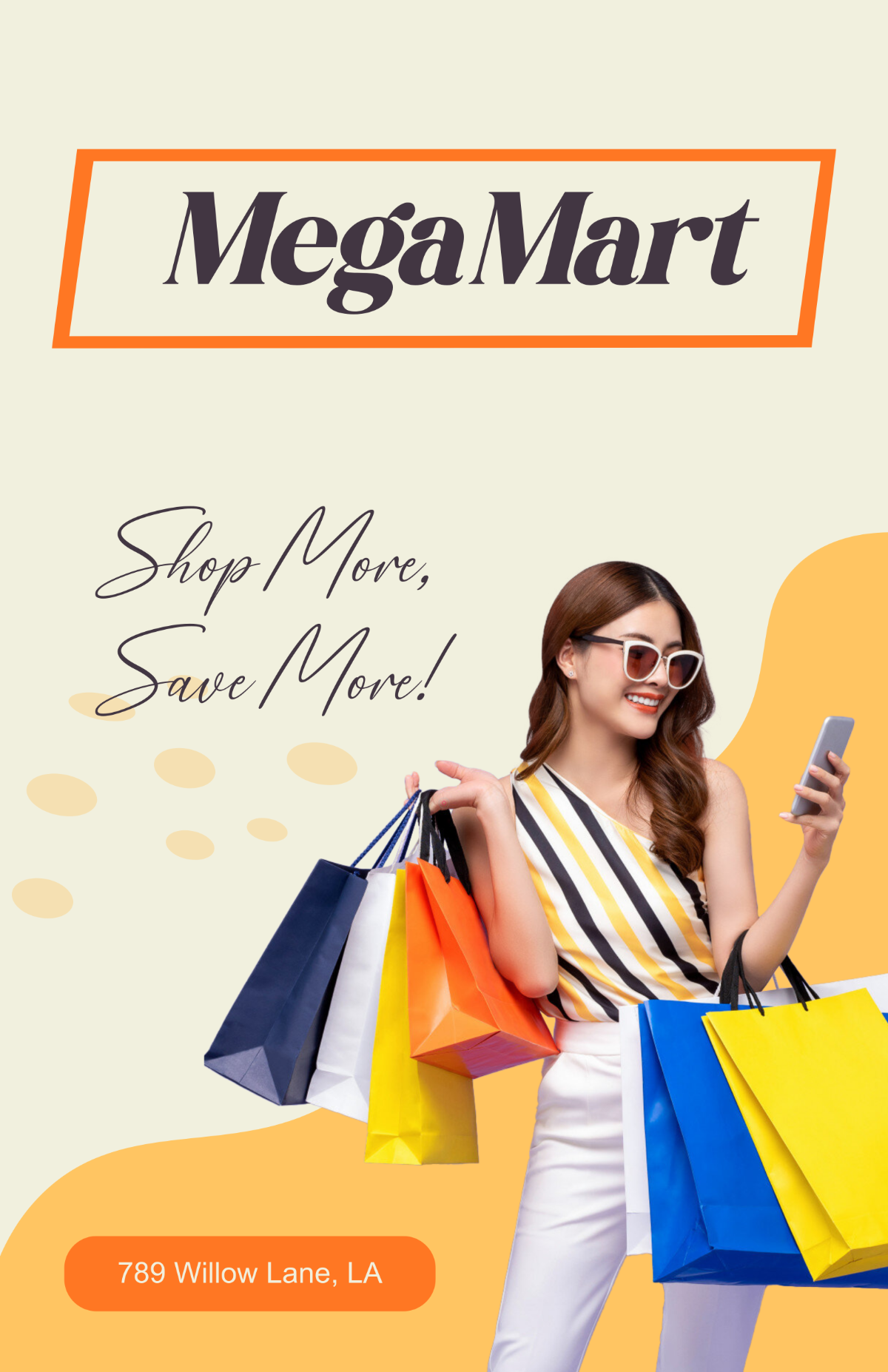 Free Shop Marketing Poster Template