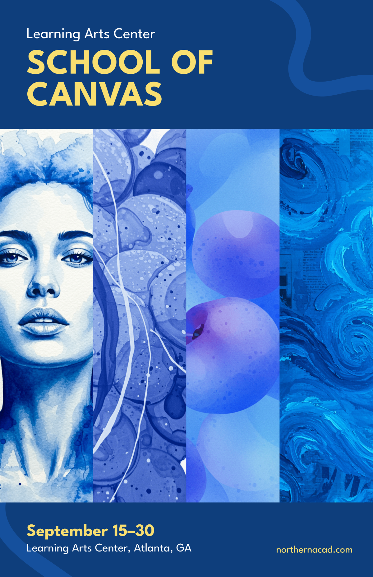 Free Educational Gallery Poster Template
