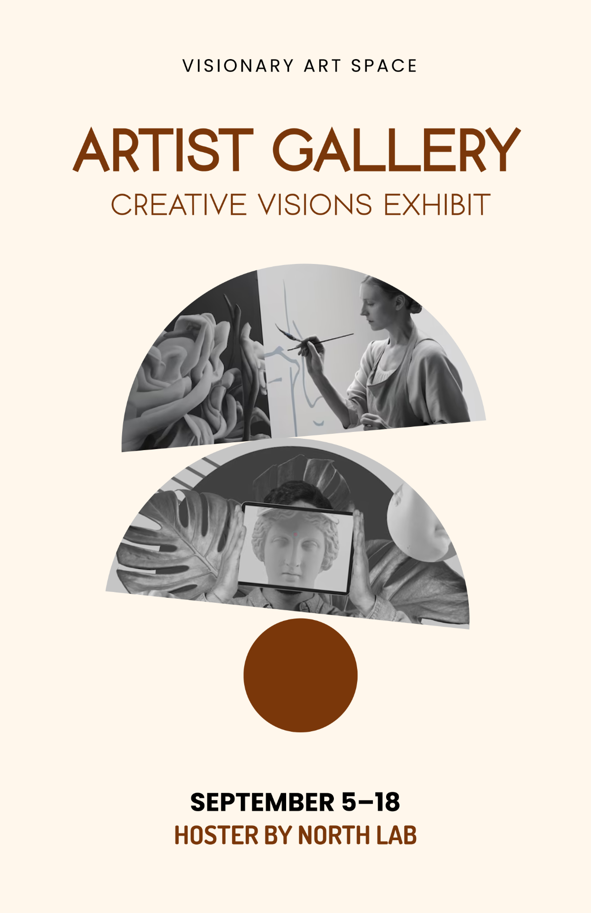Free Artist Gallery Poster Template
