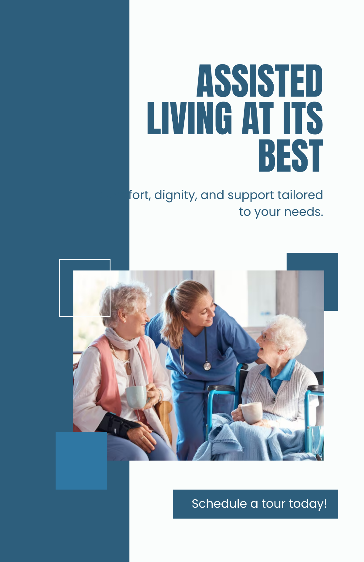 Free Nursing Home Assisted Living Poster Template