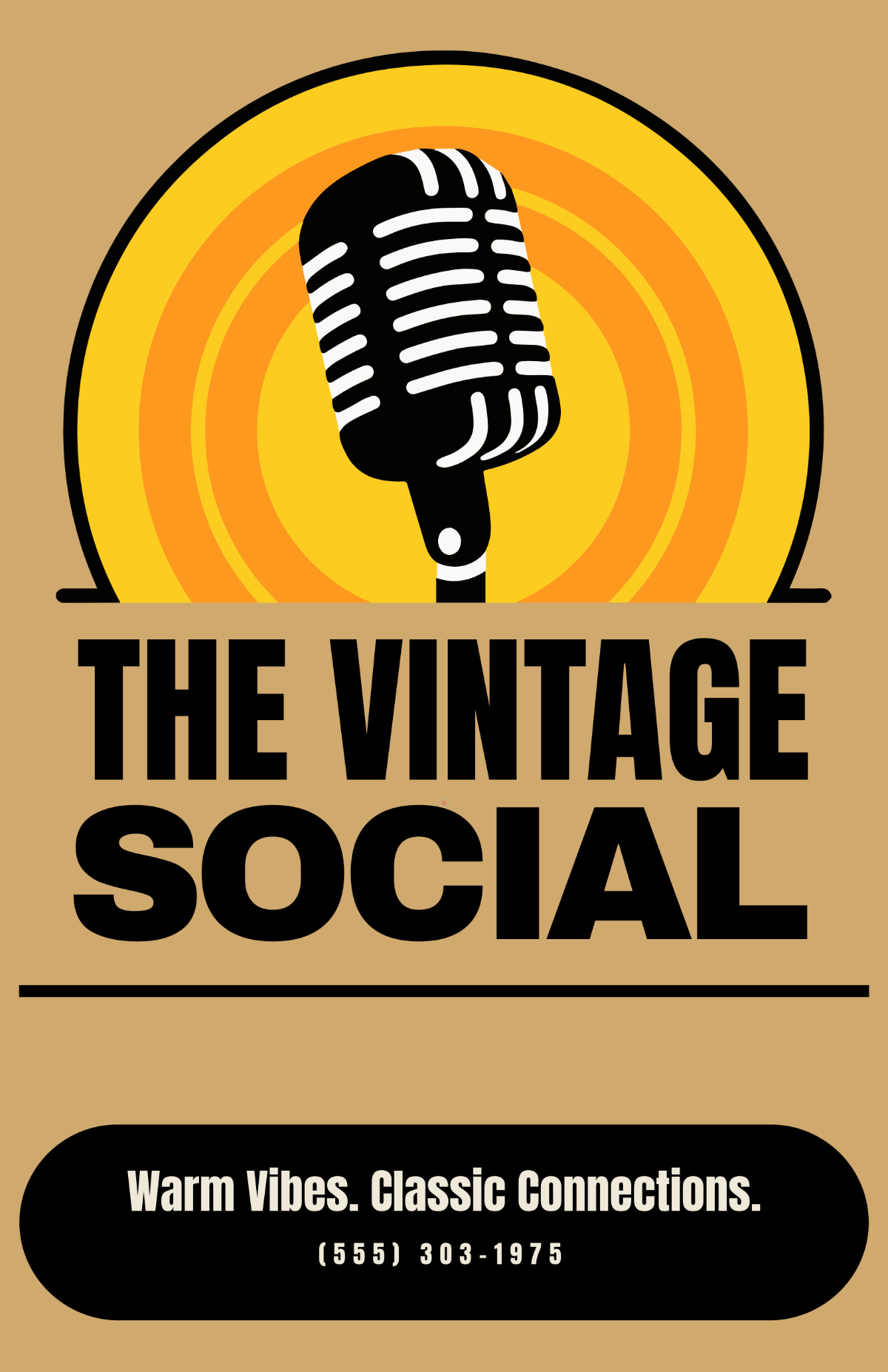 Free Retro Brown Event Poster to Edit Online
